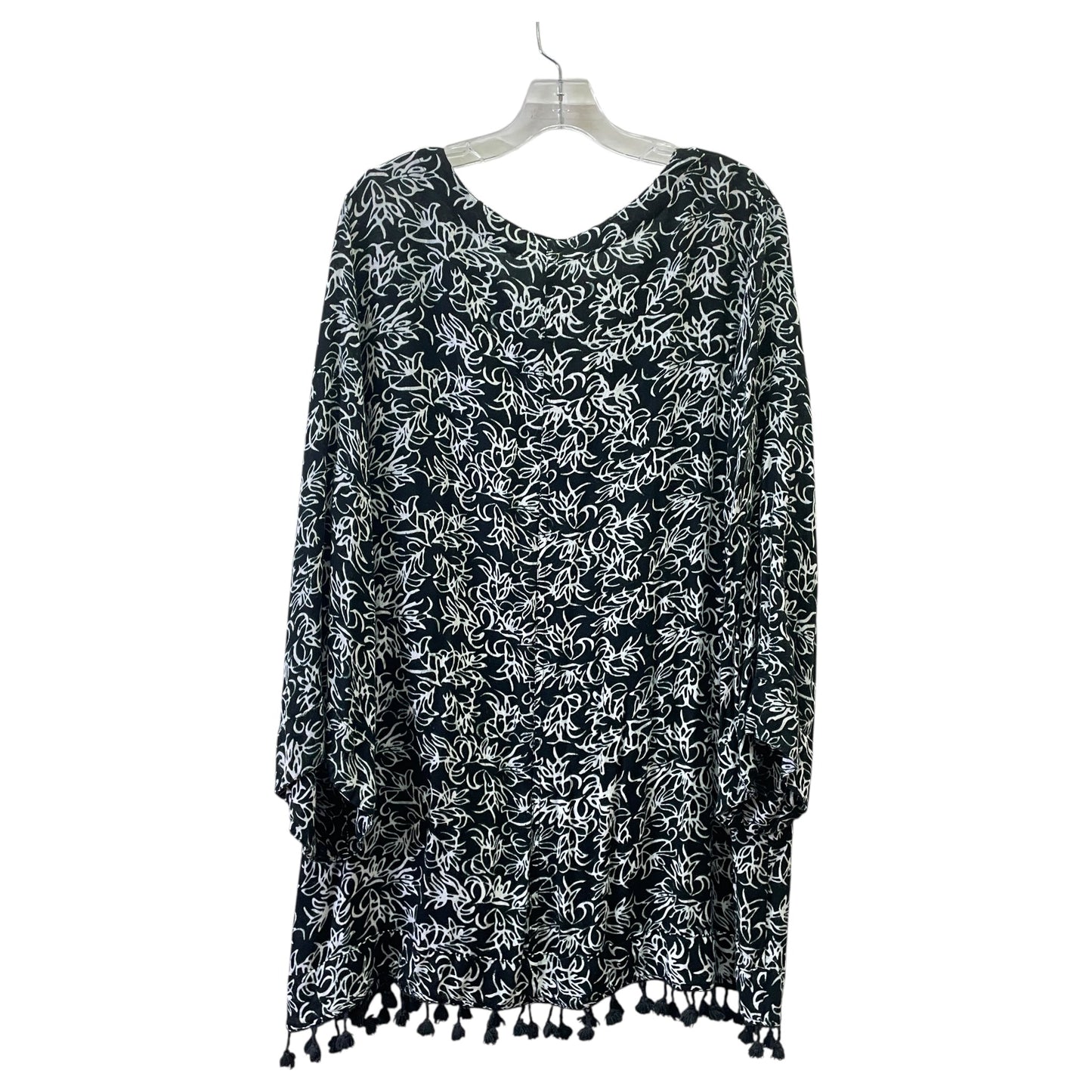 Top Ls By Soft Surroundings In Black & White, Size:1X