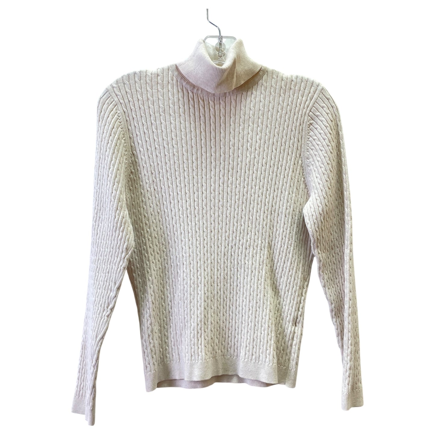 Sweater 2Pc By Jeanne Pierre In Beige, Size:L