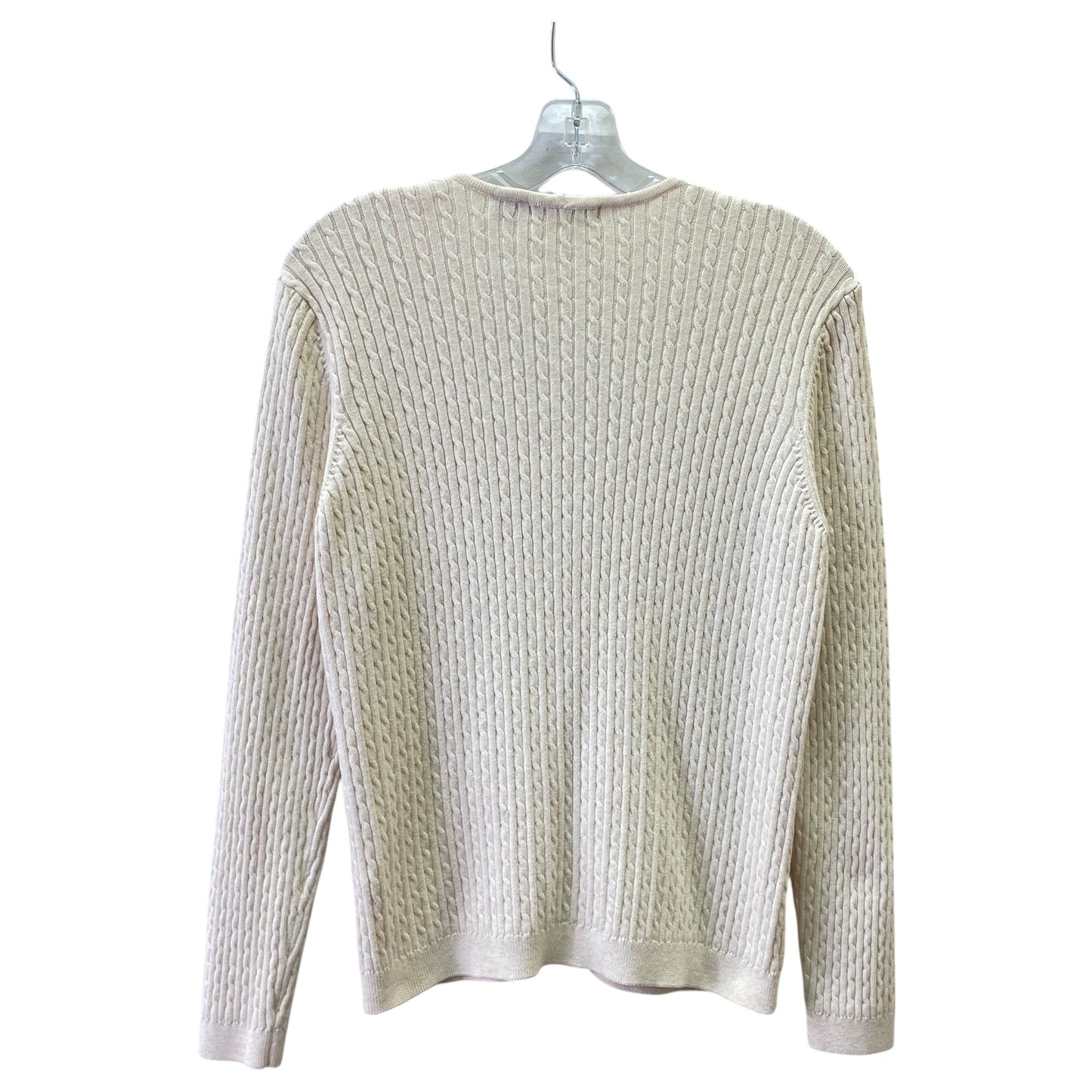 Sweater 2Pc By Jeanne Pierre In Beige, Size:L