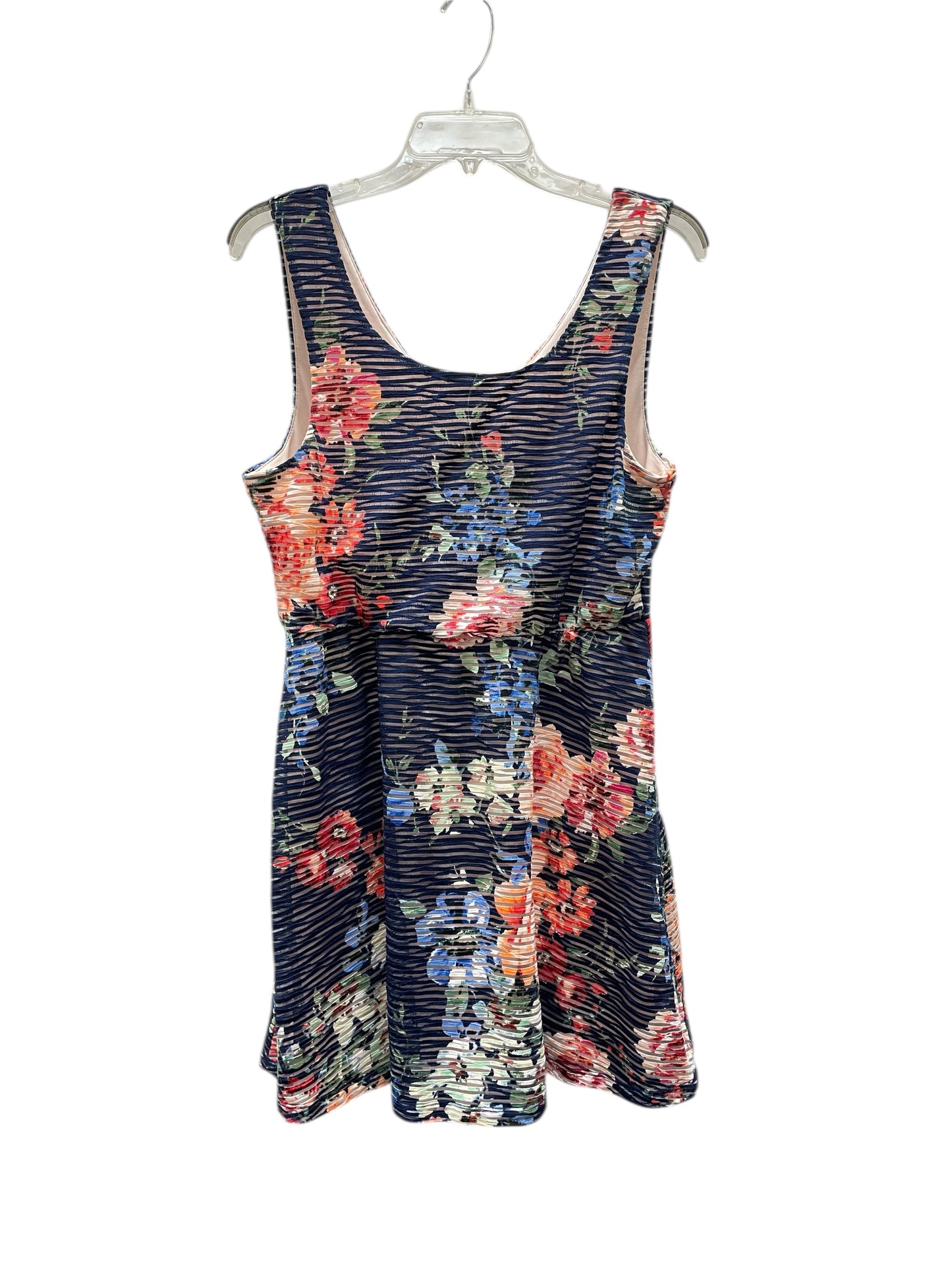 Dress Casual Short By Trixxi In Floral Print, Size:Xl
