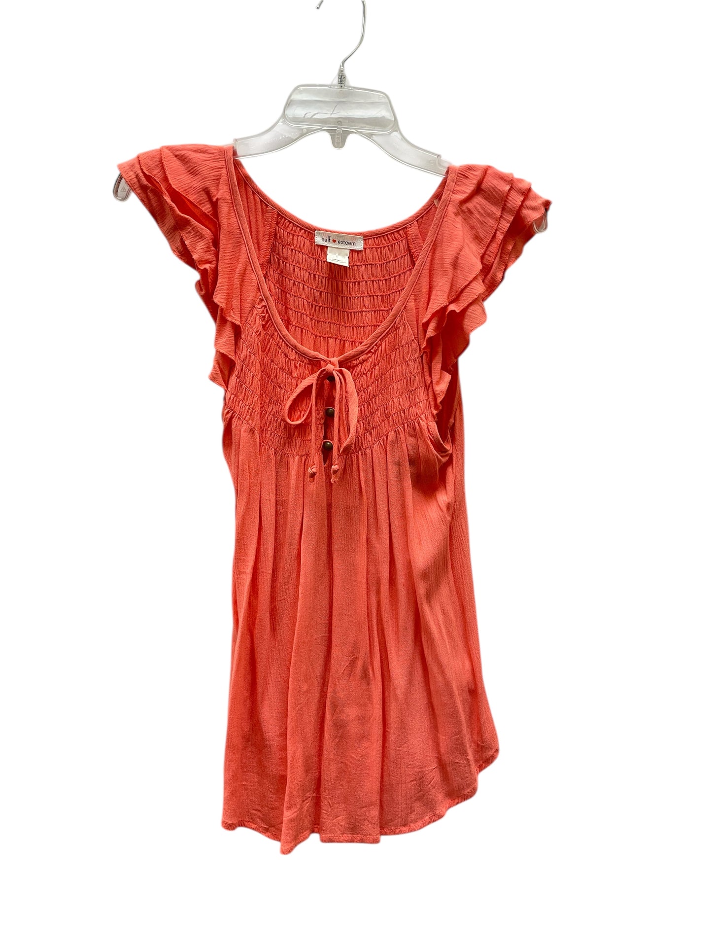 Top Ss By Self Esteem In Orange, Size:Xs