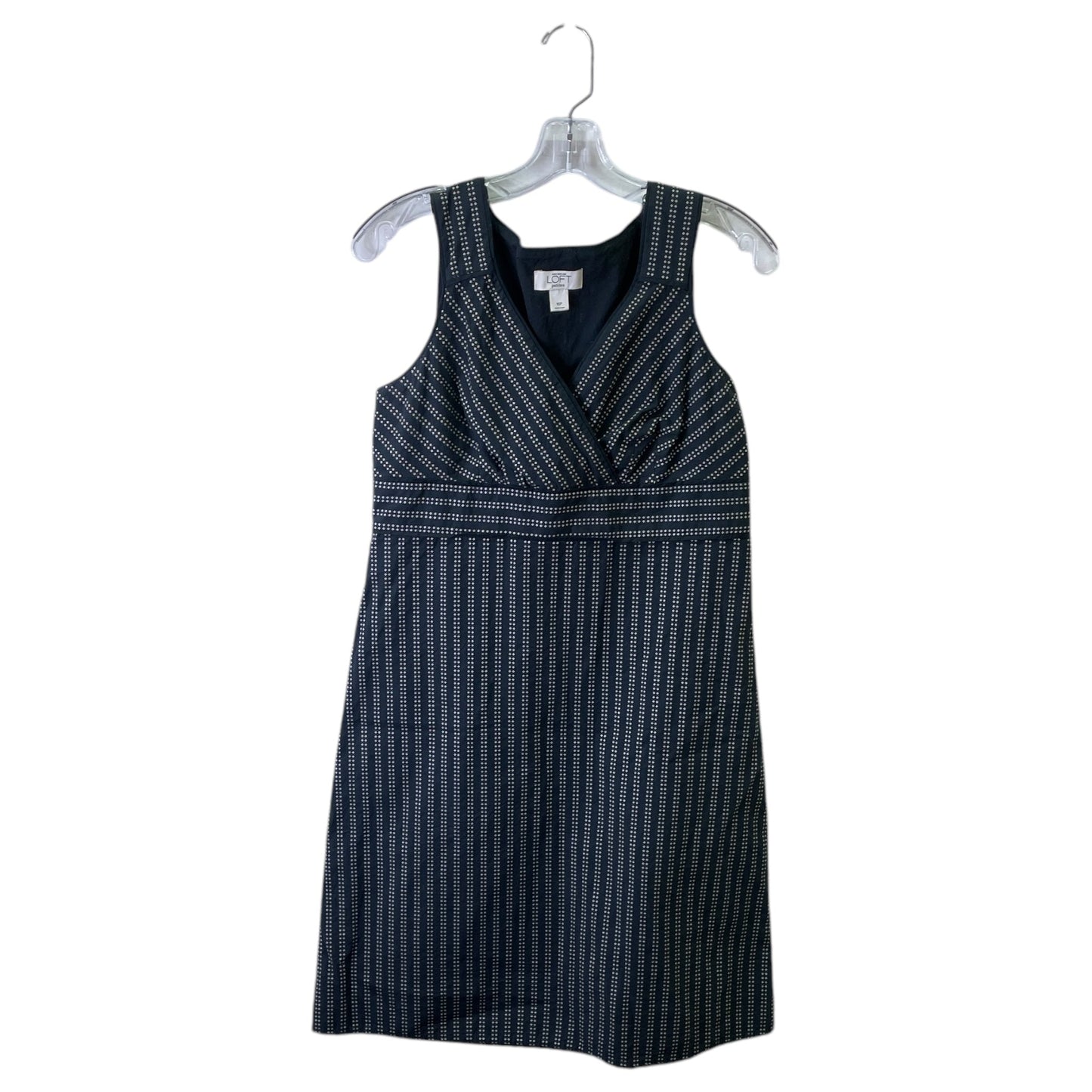 Dress Casual Short By Loft In Black & Cream, Size:10P