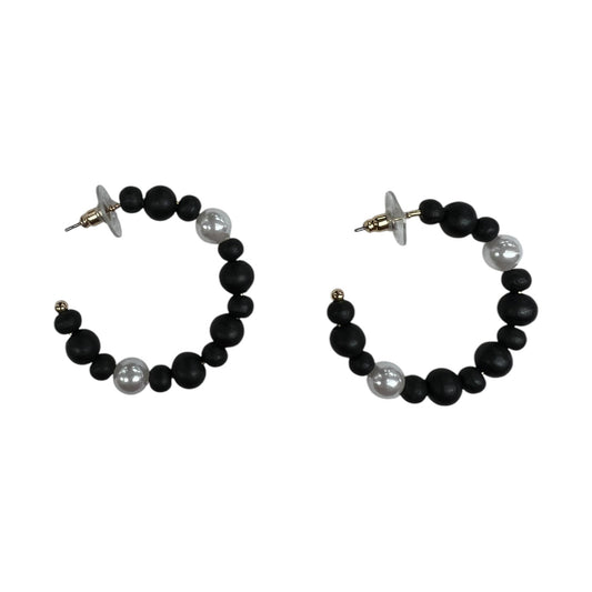 Earrings Hoop By A New Day In Black