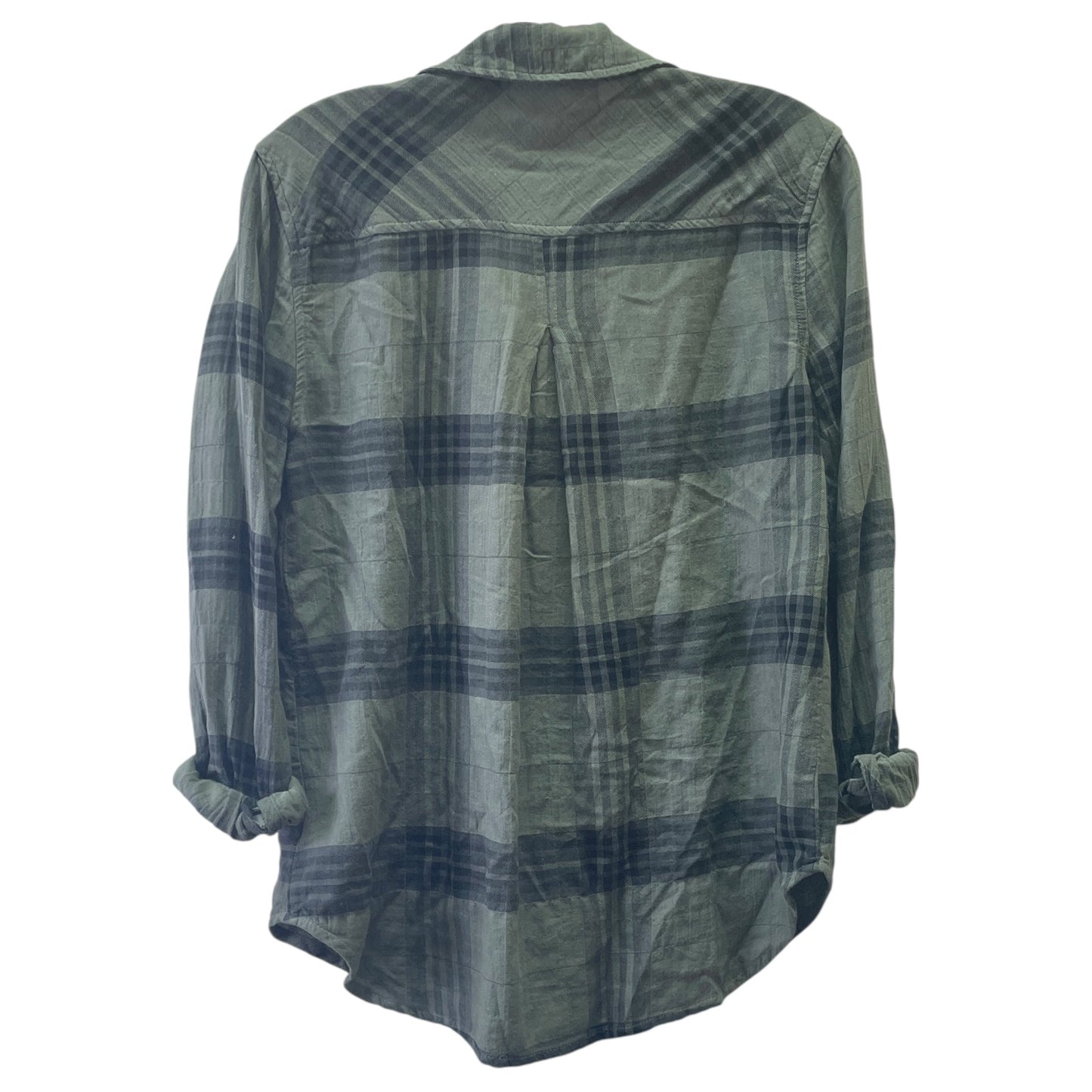 Top Ls By Bella Dahl In Black & Green, Size:Xs
