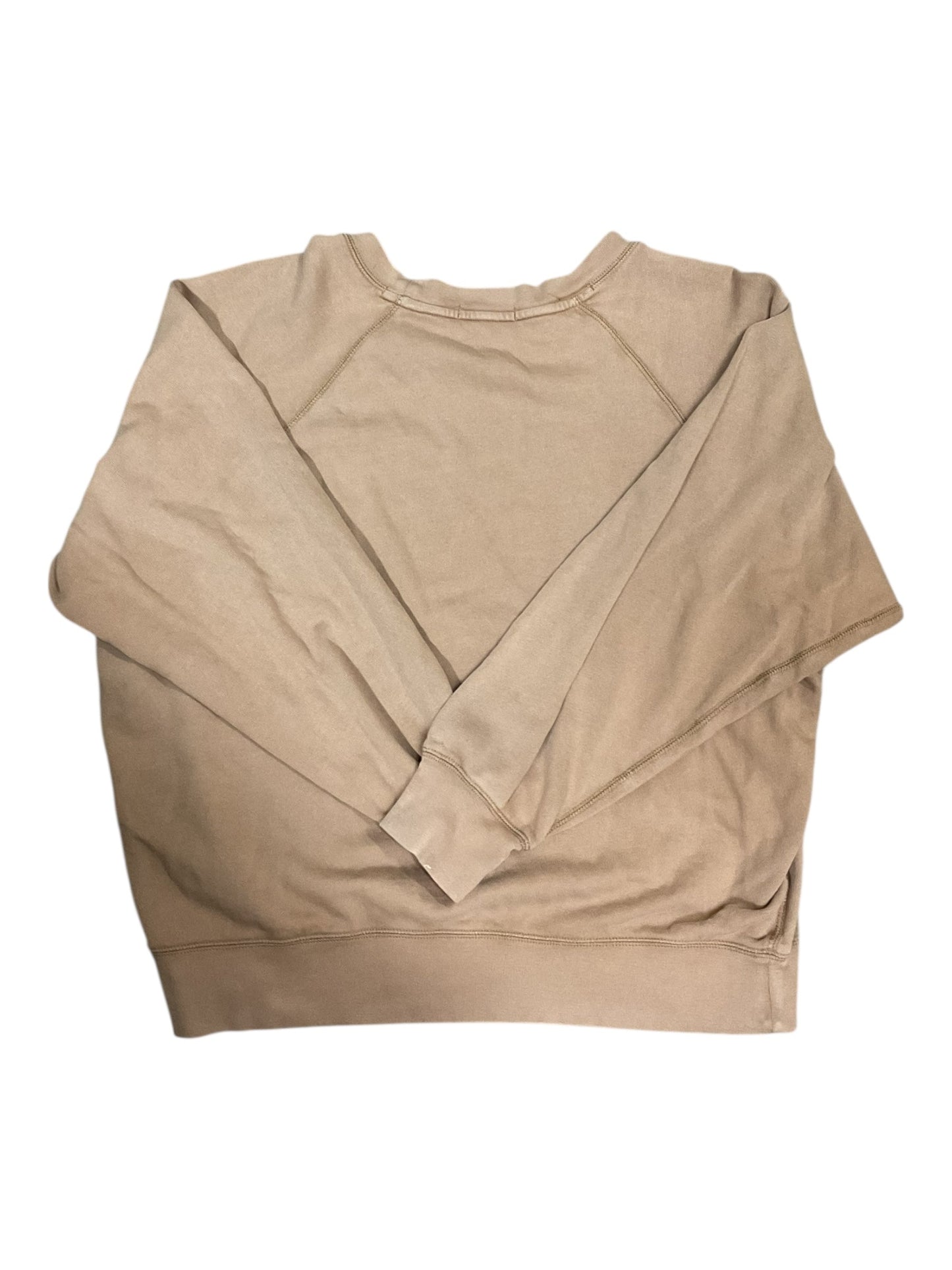 Sweatshirt Crewneck By J. Crew In Beige, Size:M