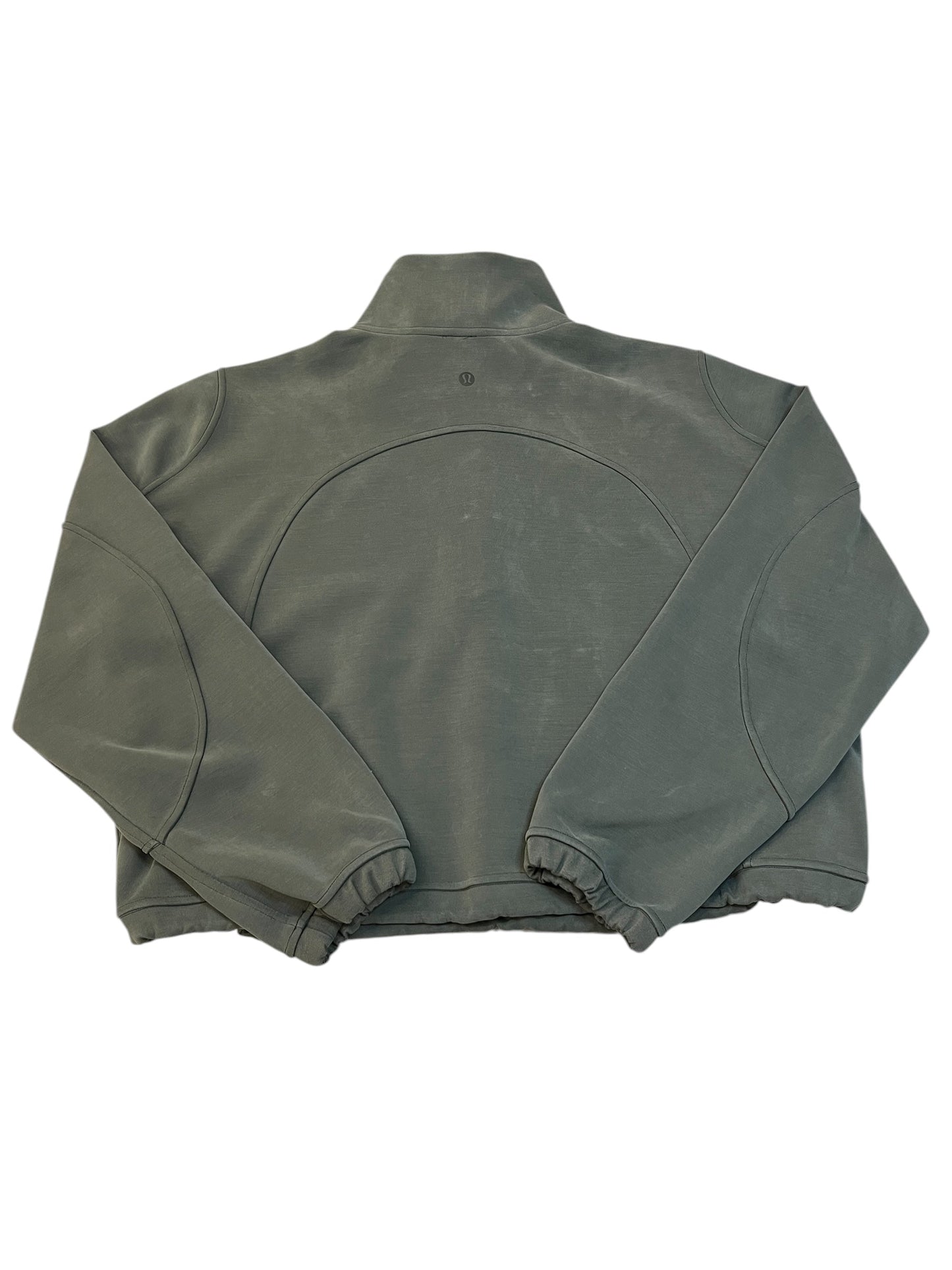 Athletic Sweatshirt Collar By Lululemon In Green, Size:M