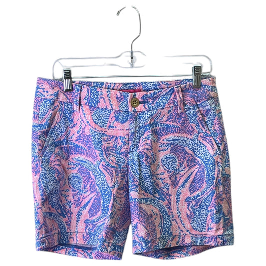 Shorts Designer By Lilly Pulitzer In Blue & Pink, Size:S