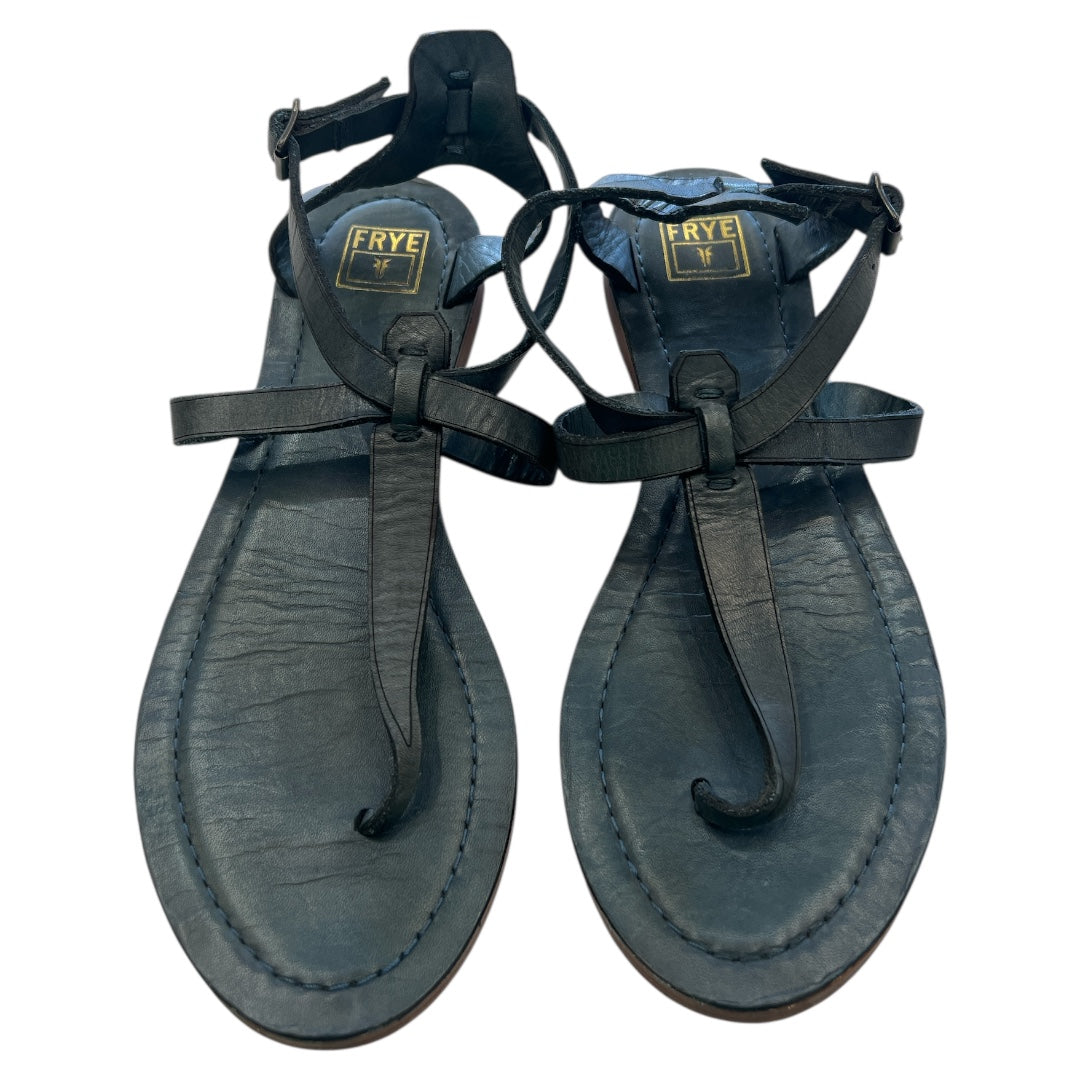 Sandals Designer By Frye In Blue, Size:9