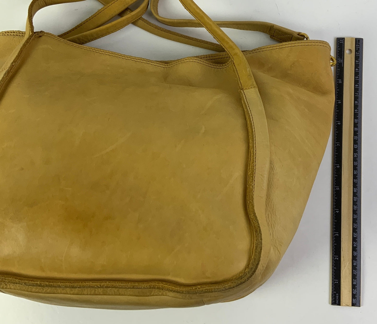 Handbag Leather By Margot, Size: Large