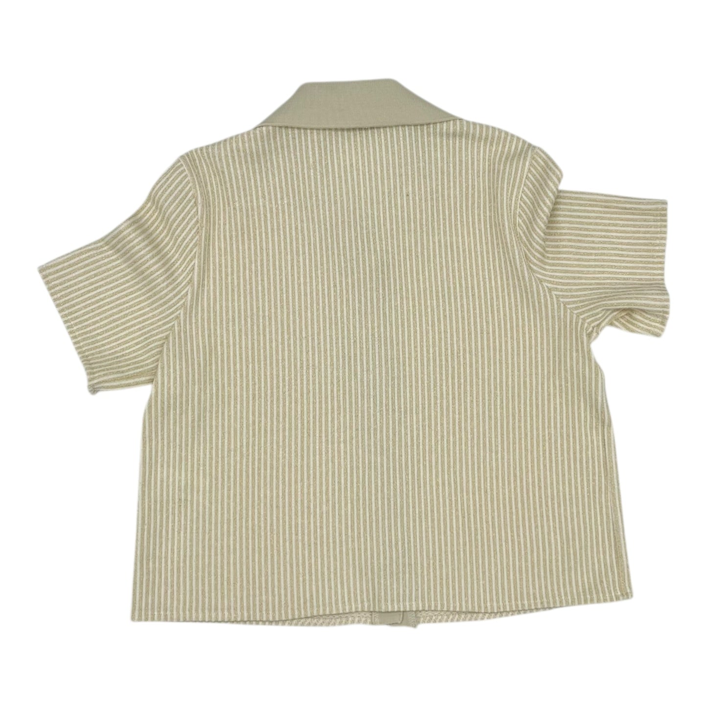 Sweater Ss By Clothes Mentor In Gold, Size:L