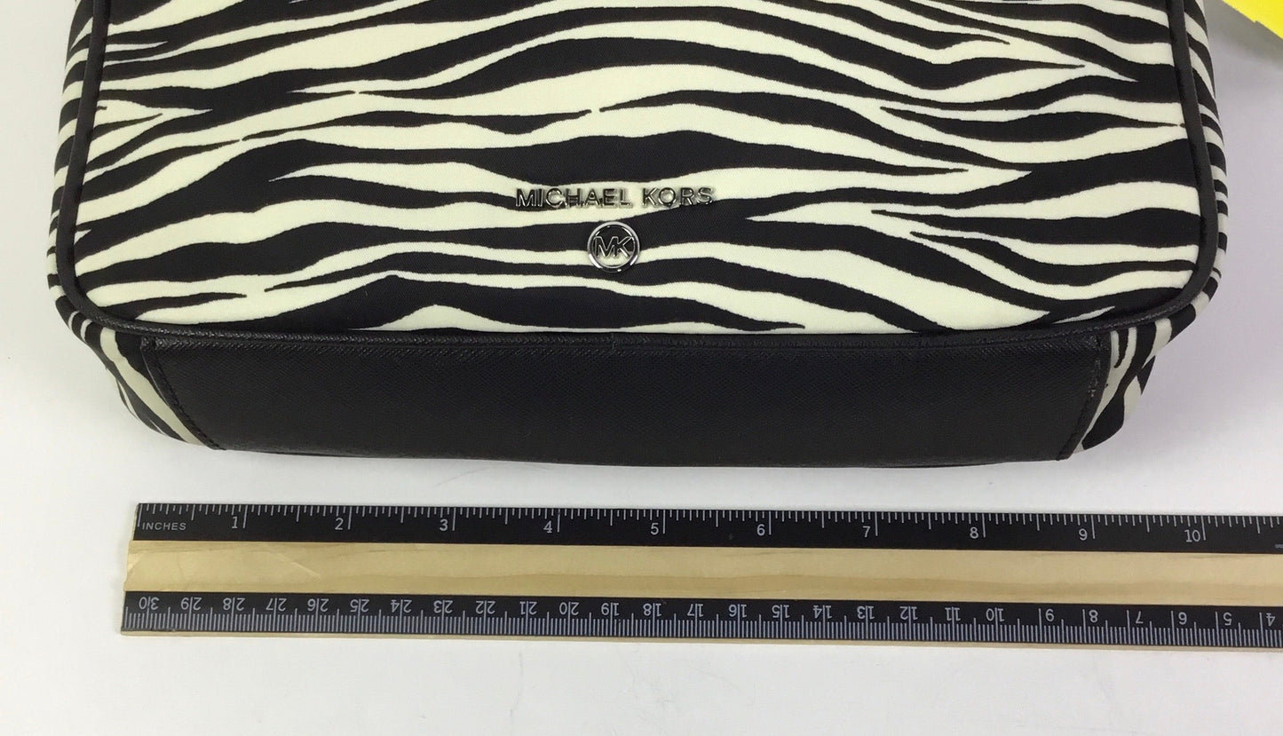 Crossbody Designer By Michael Kors In Zebra Print, Size:Small