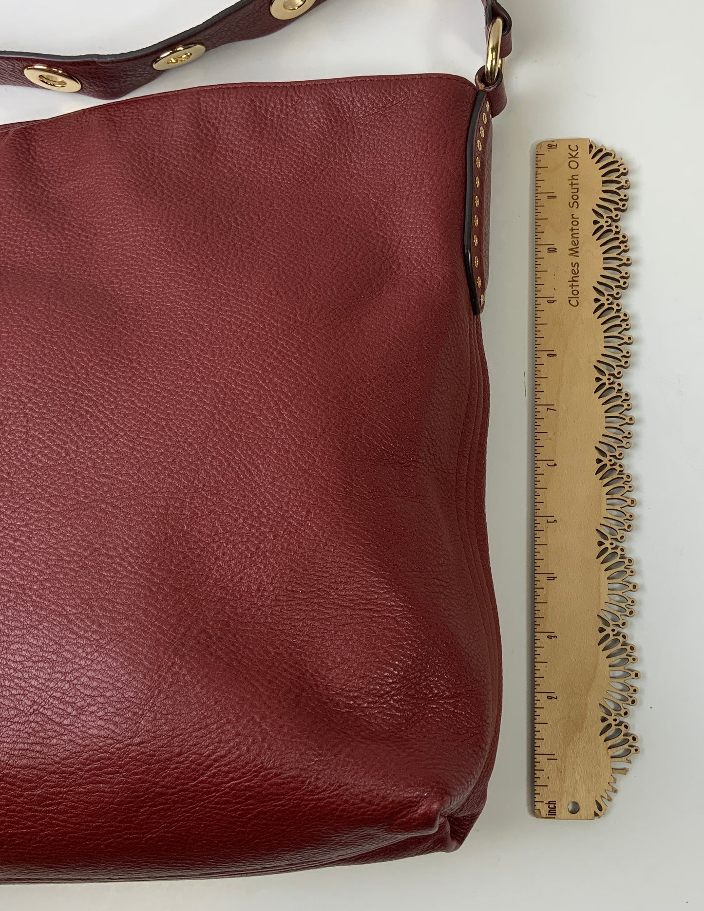 Handbag Designer By Michael Kors In Red, Size:Large