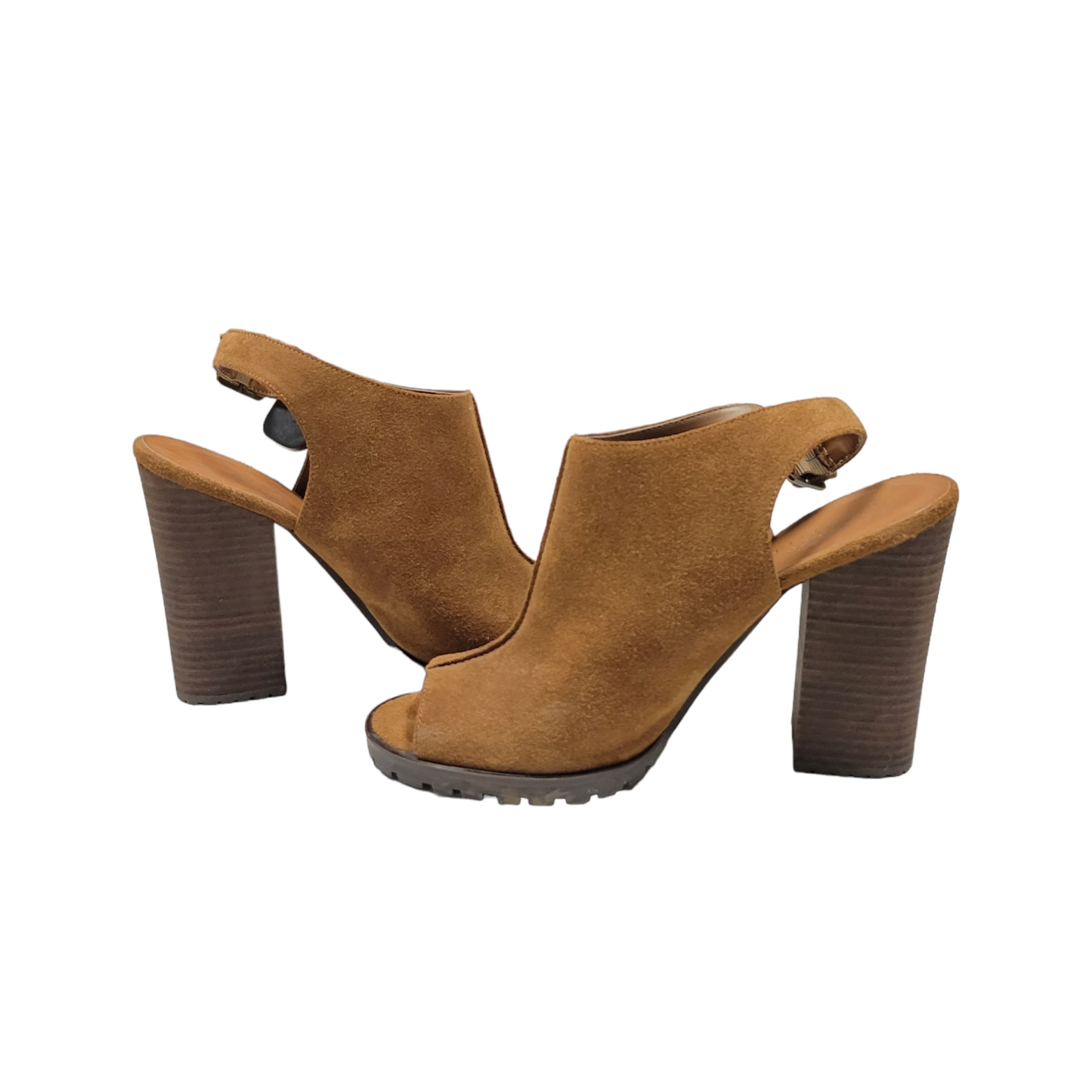 Sandals Heels Block By Lord And Taylor Size: 9.5