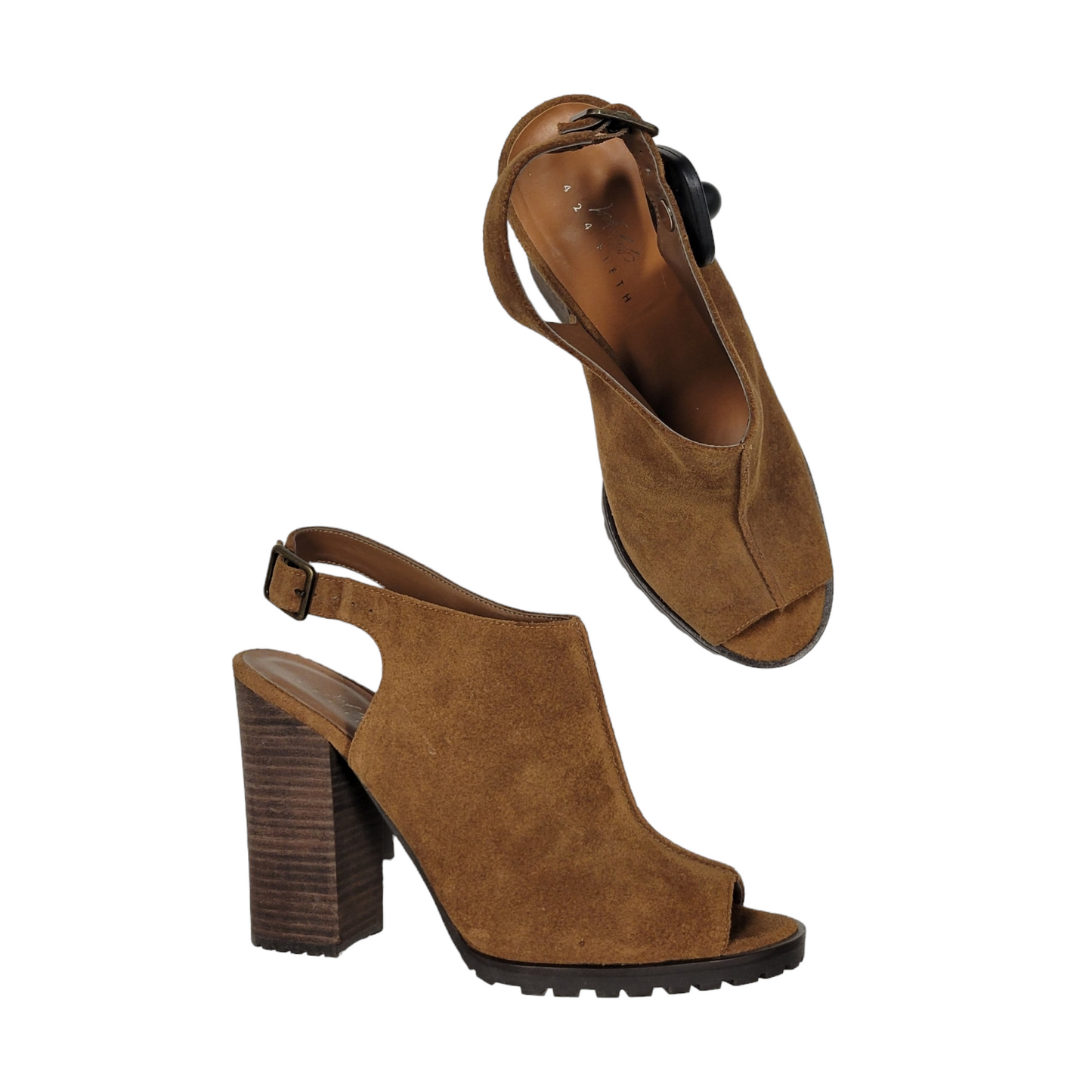 Sandals Heels Block By Lord And Taylor Size: 9.5