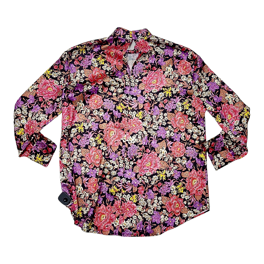 Blouse Long Sleeve By Zara Size: M