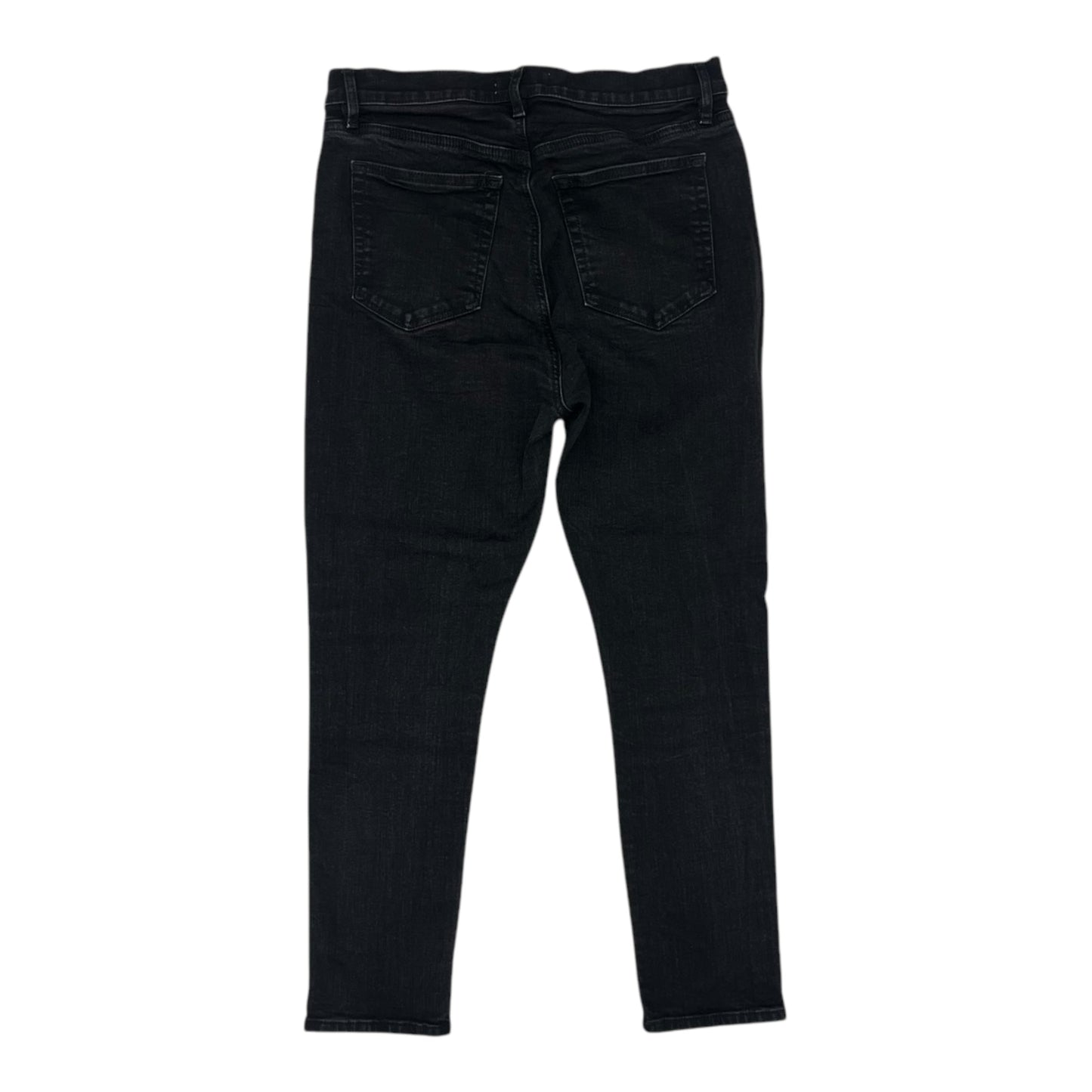 Jeans Skinny By Loft In Black Denim, Size:10