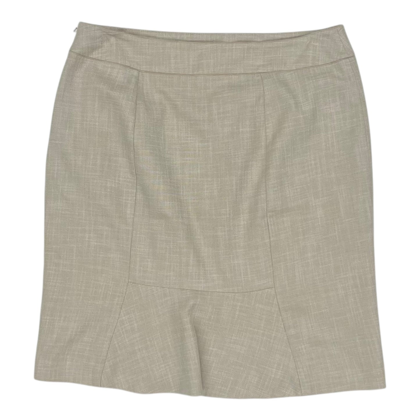 Skirt Midi By White House Black Market In Tan, Size:12