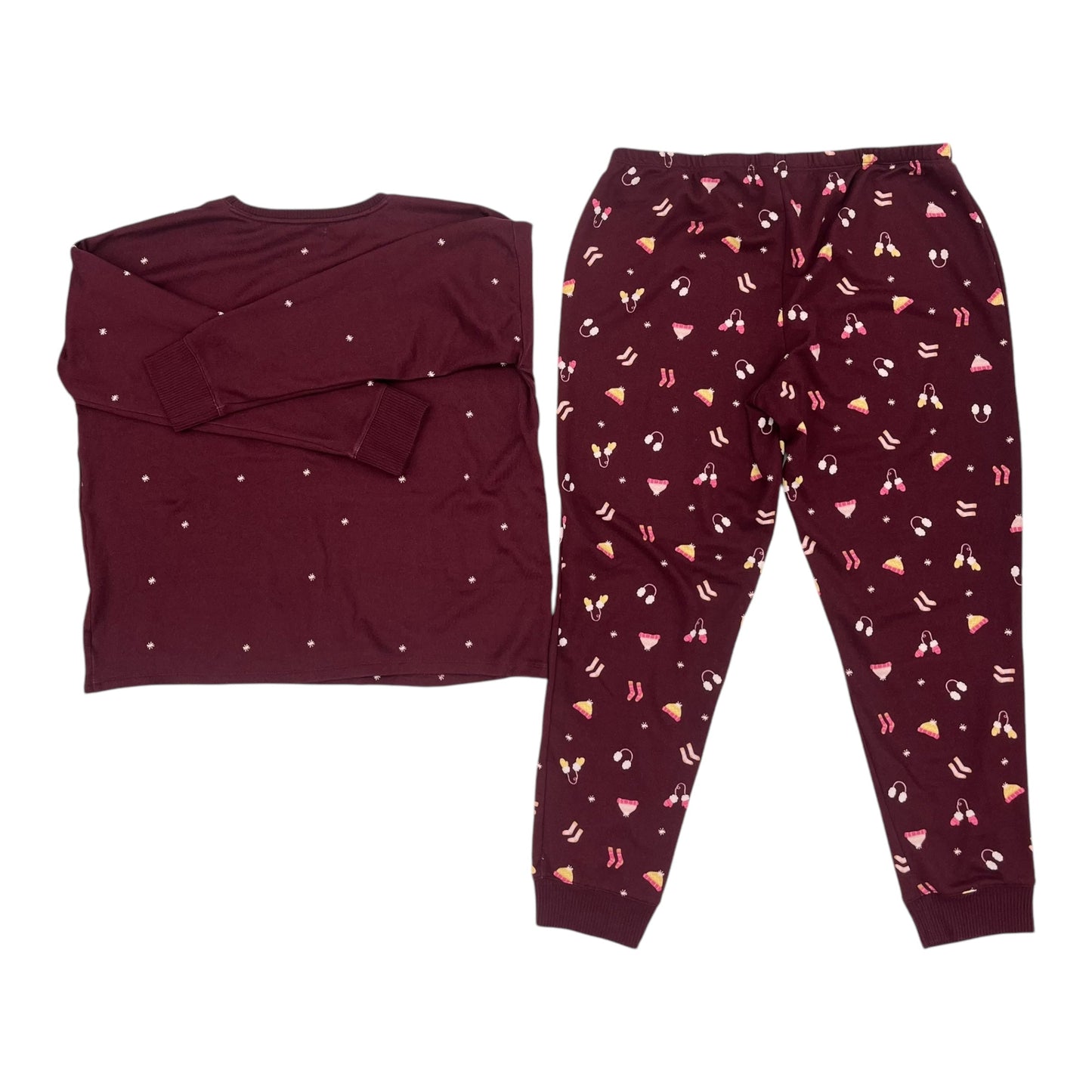 Lounge Set Pants By Lc Lauren Conrad In Red, Size:Xl