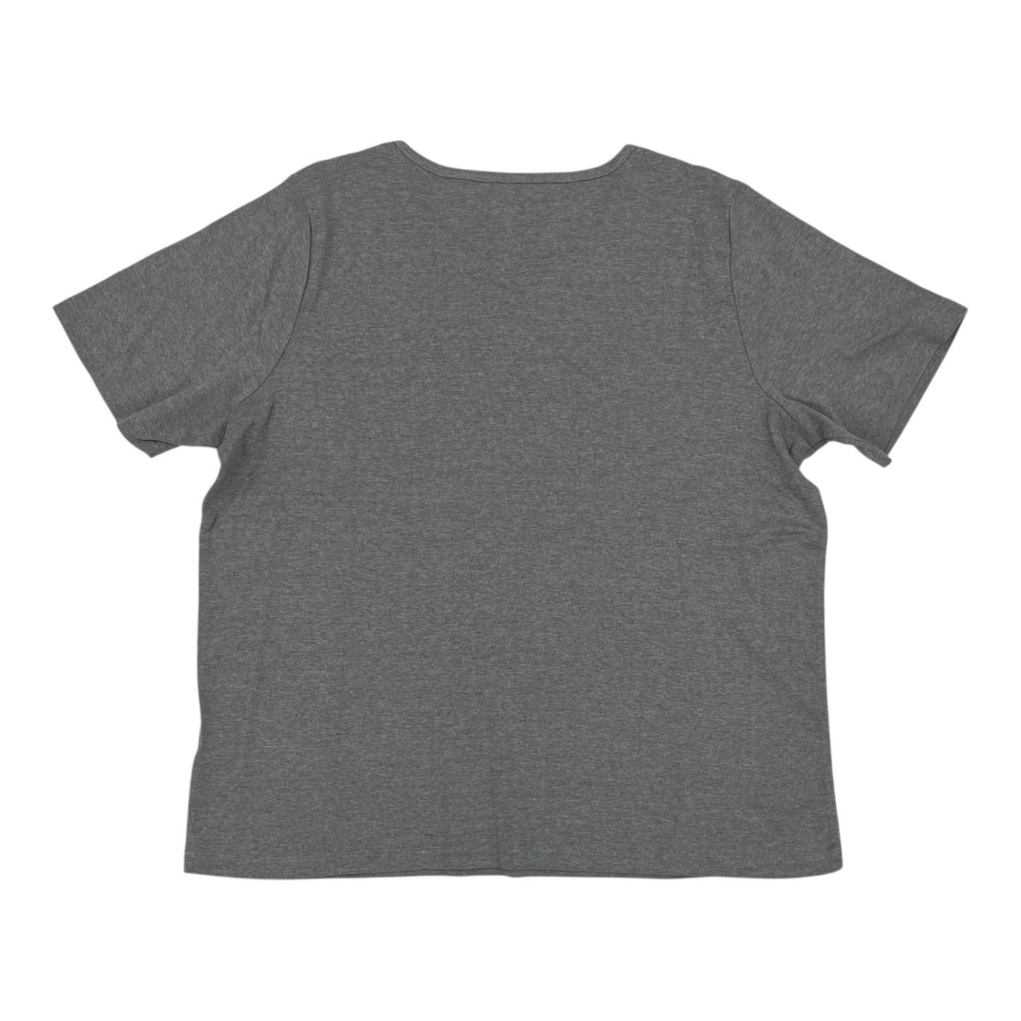 Top Ss By Cj Banks In Grey, Size:1X
