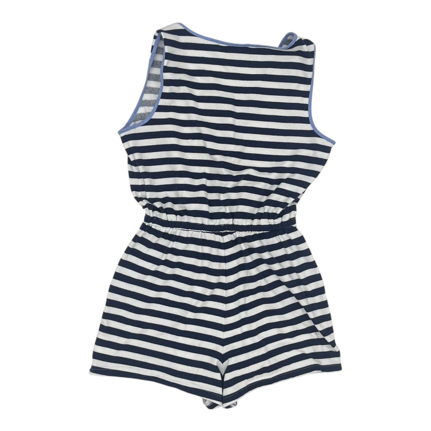 Romper By Southern Tide In Blue & White, Size:S