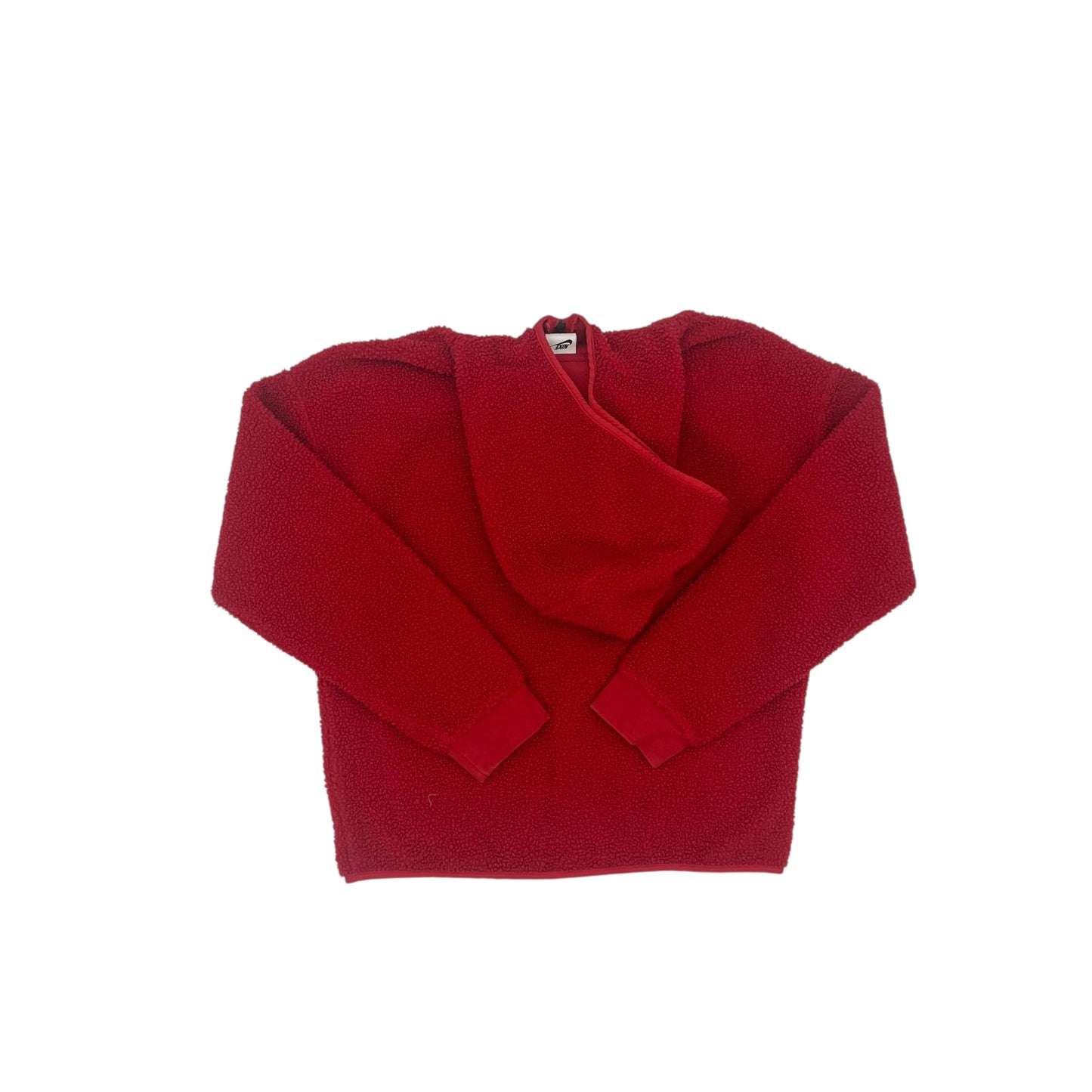 Jacket Faux Fur & Sherpa By Nike In Red, Size:Xl