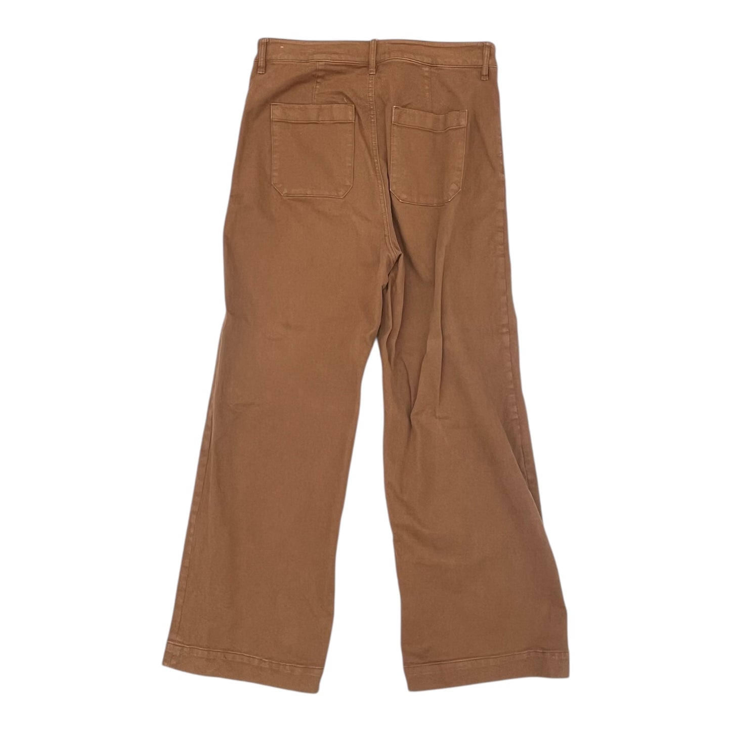 Jeans Wide Leg By Loft In Brown, Size:10