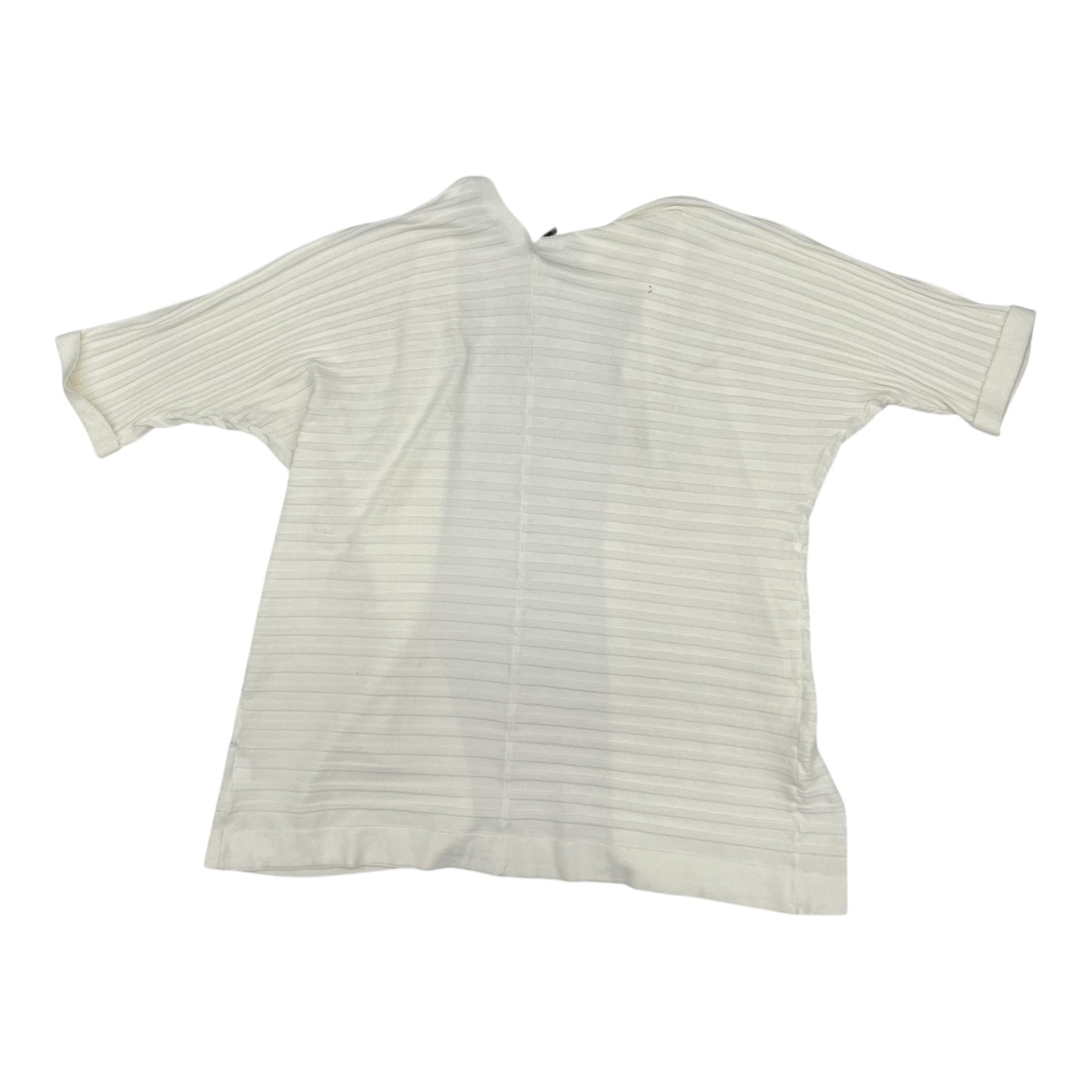 Sweater Cardigan By Clothes Mentor In Cream, Size:1X