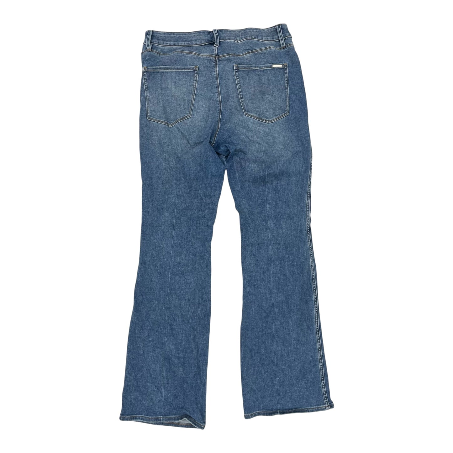 Jeans Flared By White House Black Market In Blue Denim, Size:14L