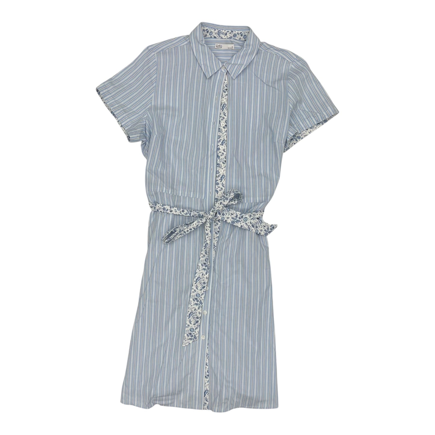 Dress Casual Midi By Croft And Barrow In Blue, Size:Xl