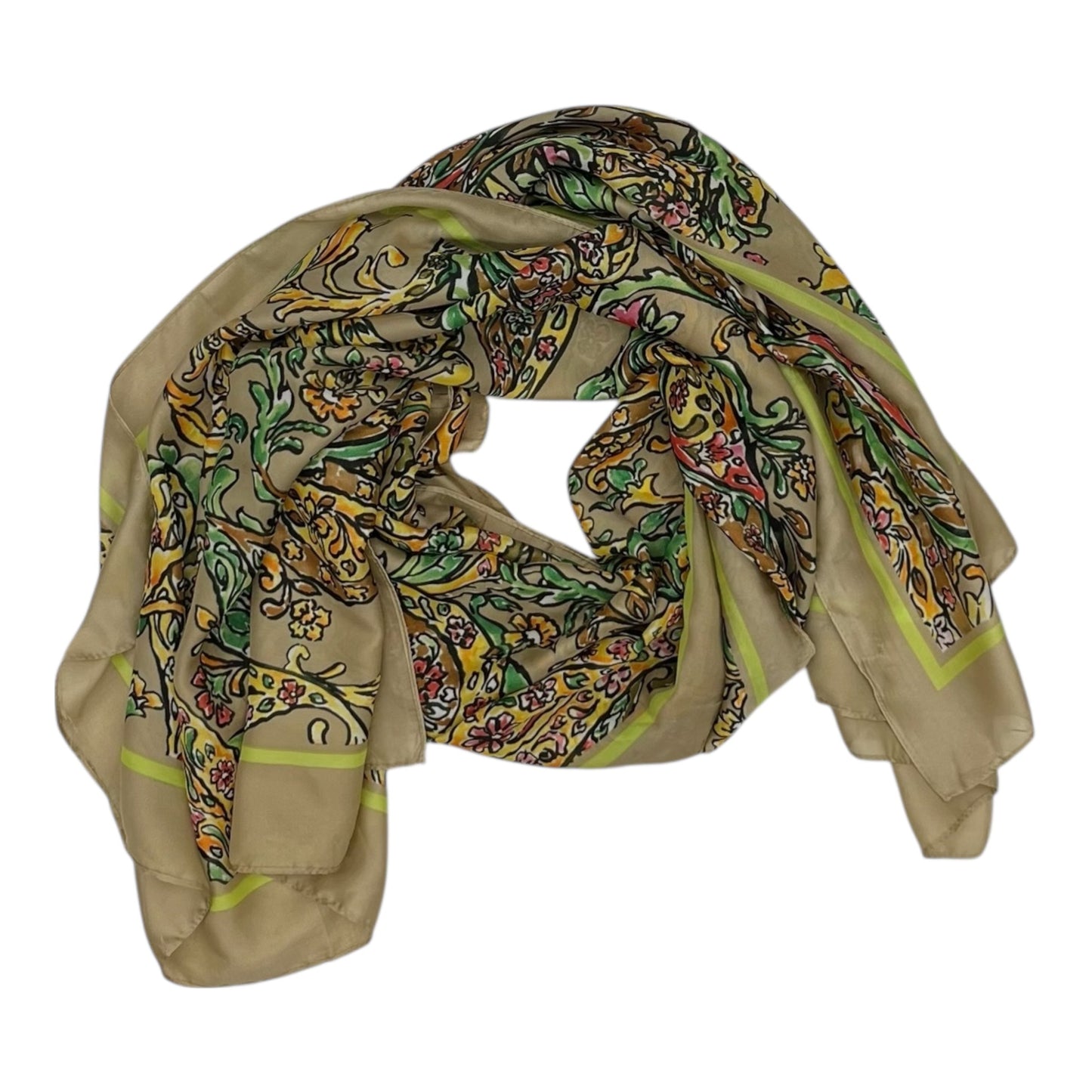Scarf Long By Clothes Mentor In Brown
