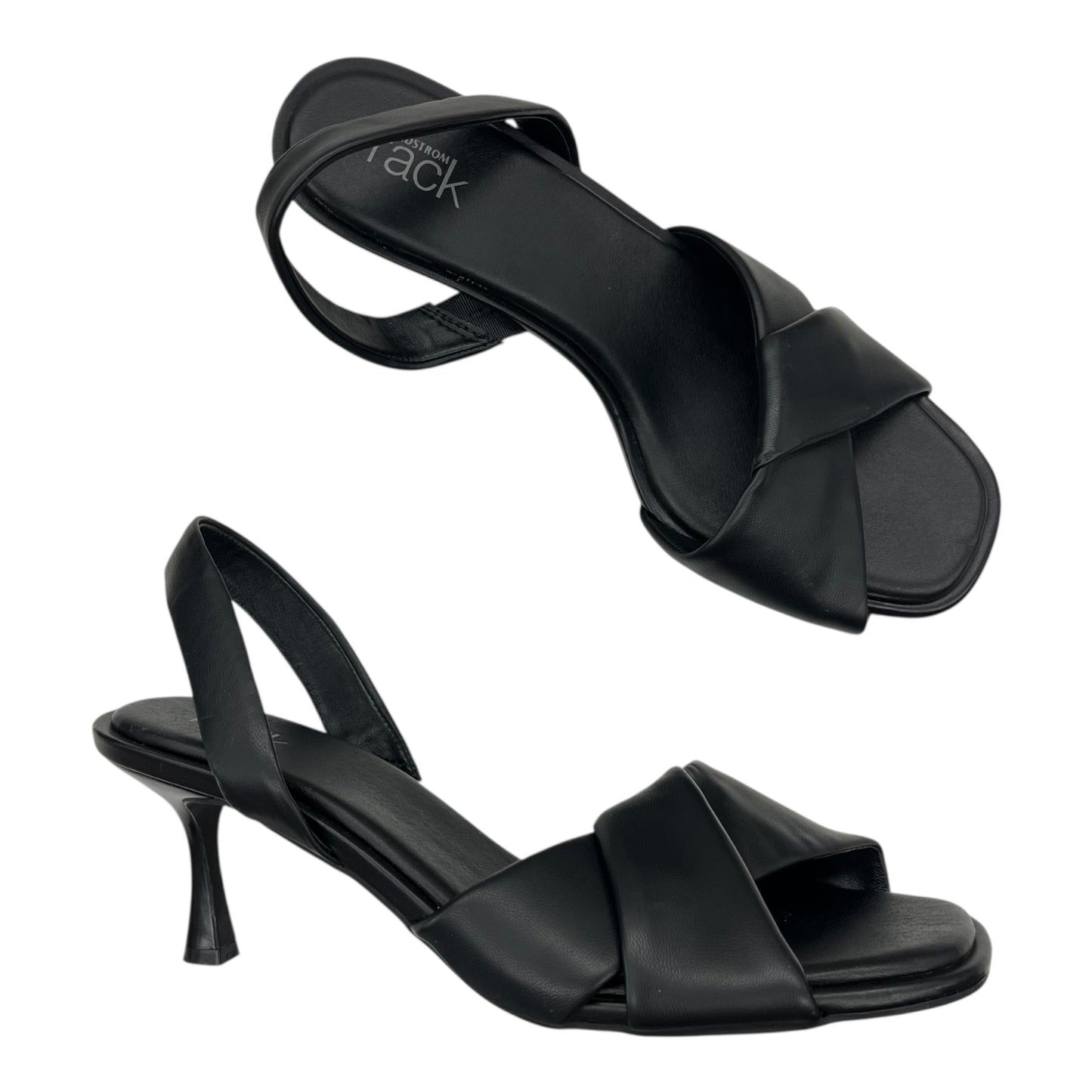 Sandals Heels Stiletto By Nordstrom In Black, Size:8