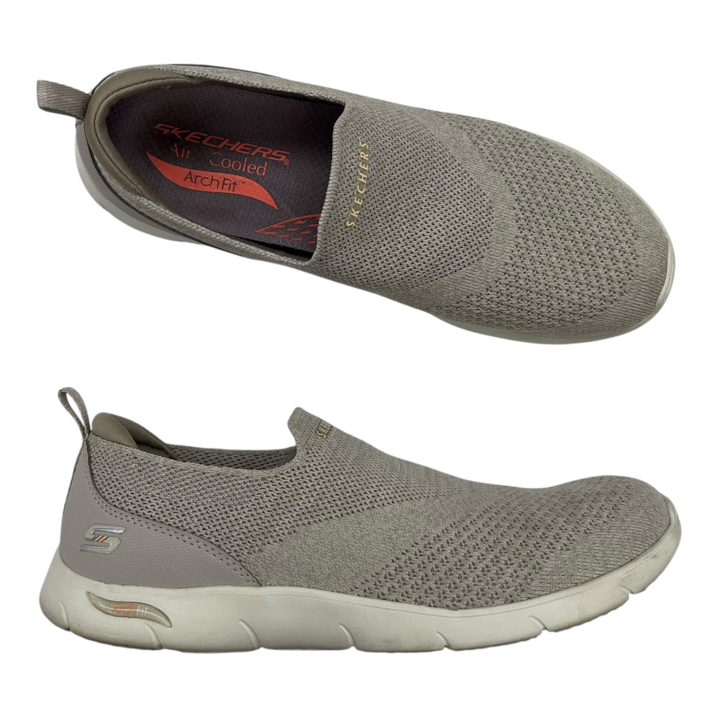 Shoes Sneakers By Skechers In Tan, Size:10
