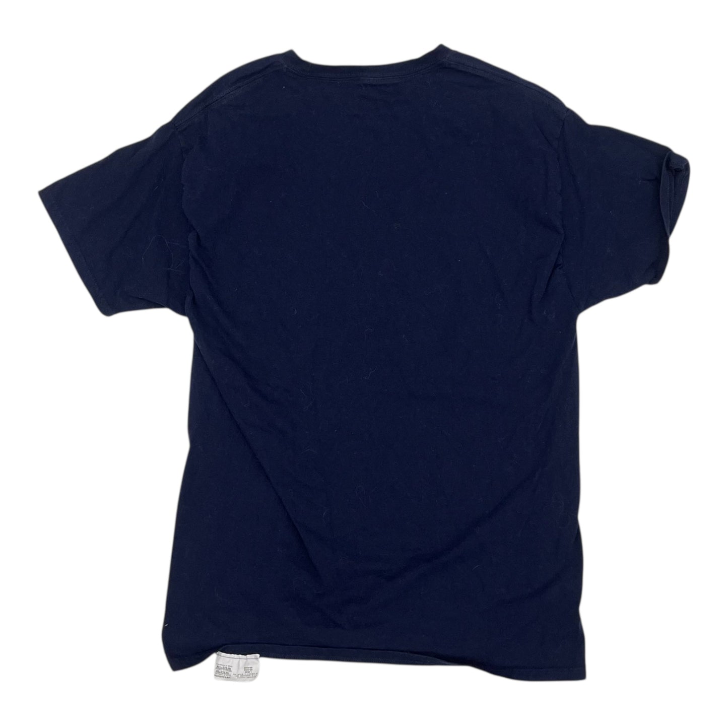 Athletic Top Ss By Clothes Mentor In Navy, Size:L