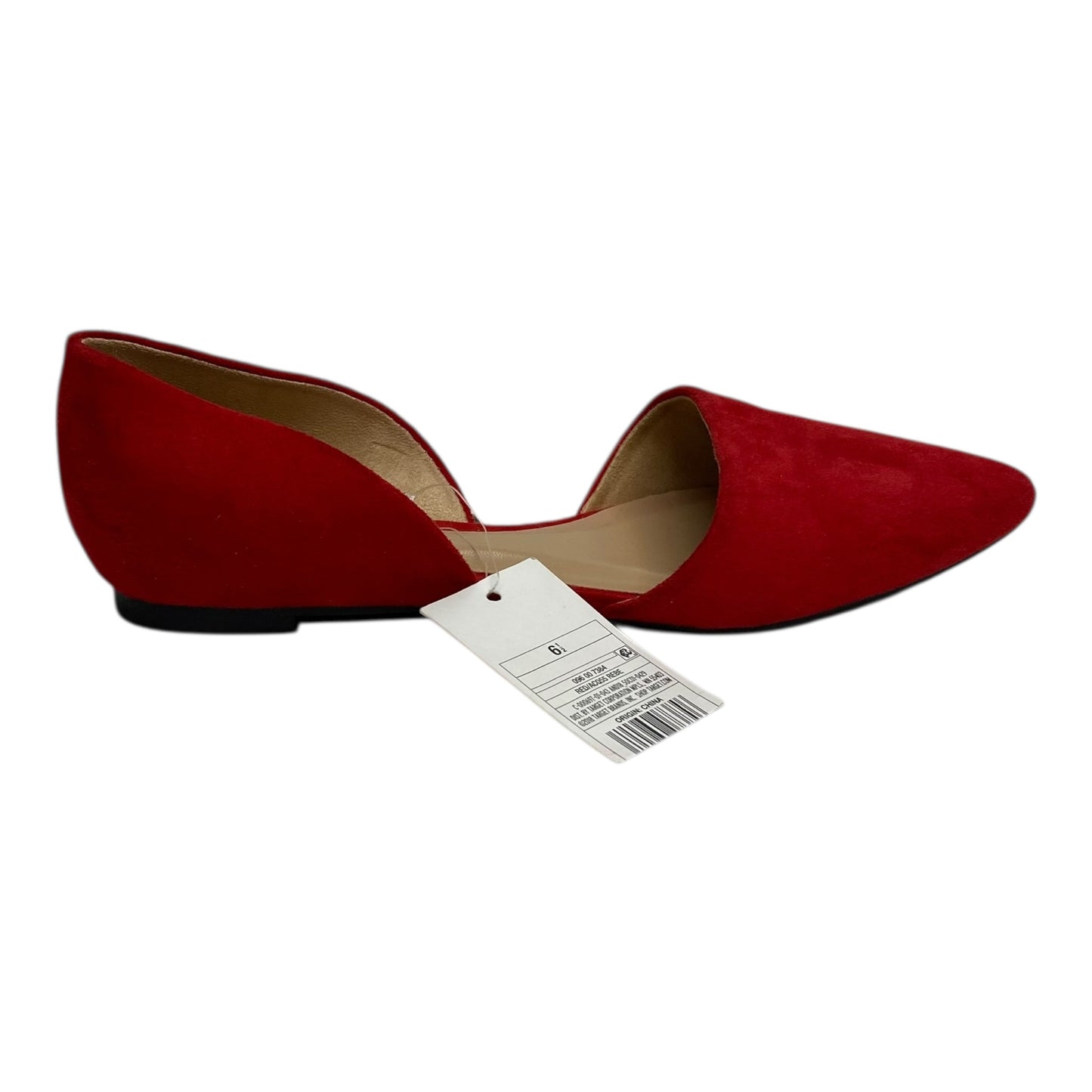 Shoes Flats By A New Day In Red, Size:6.5