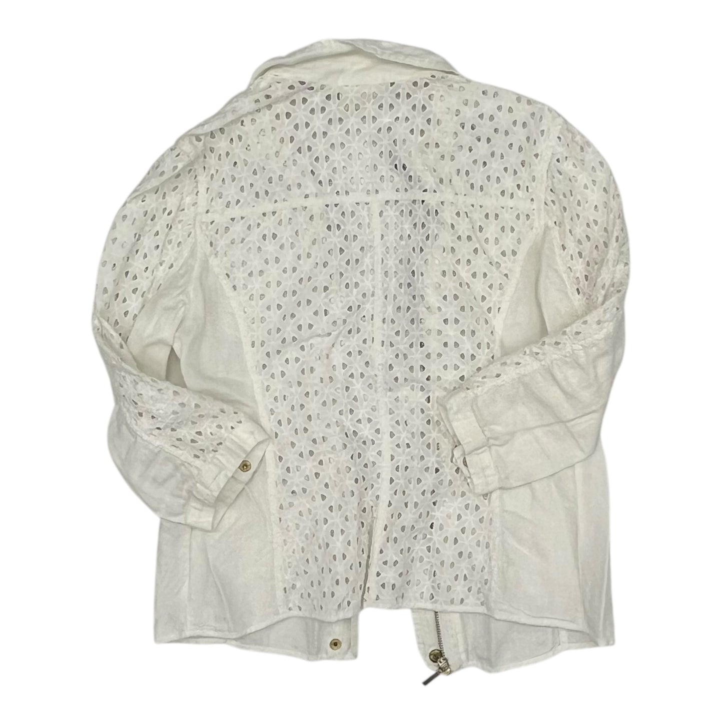 Jacket Other By Chicos In White, Size:S