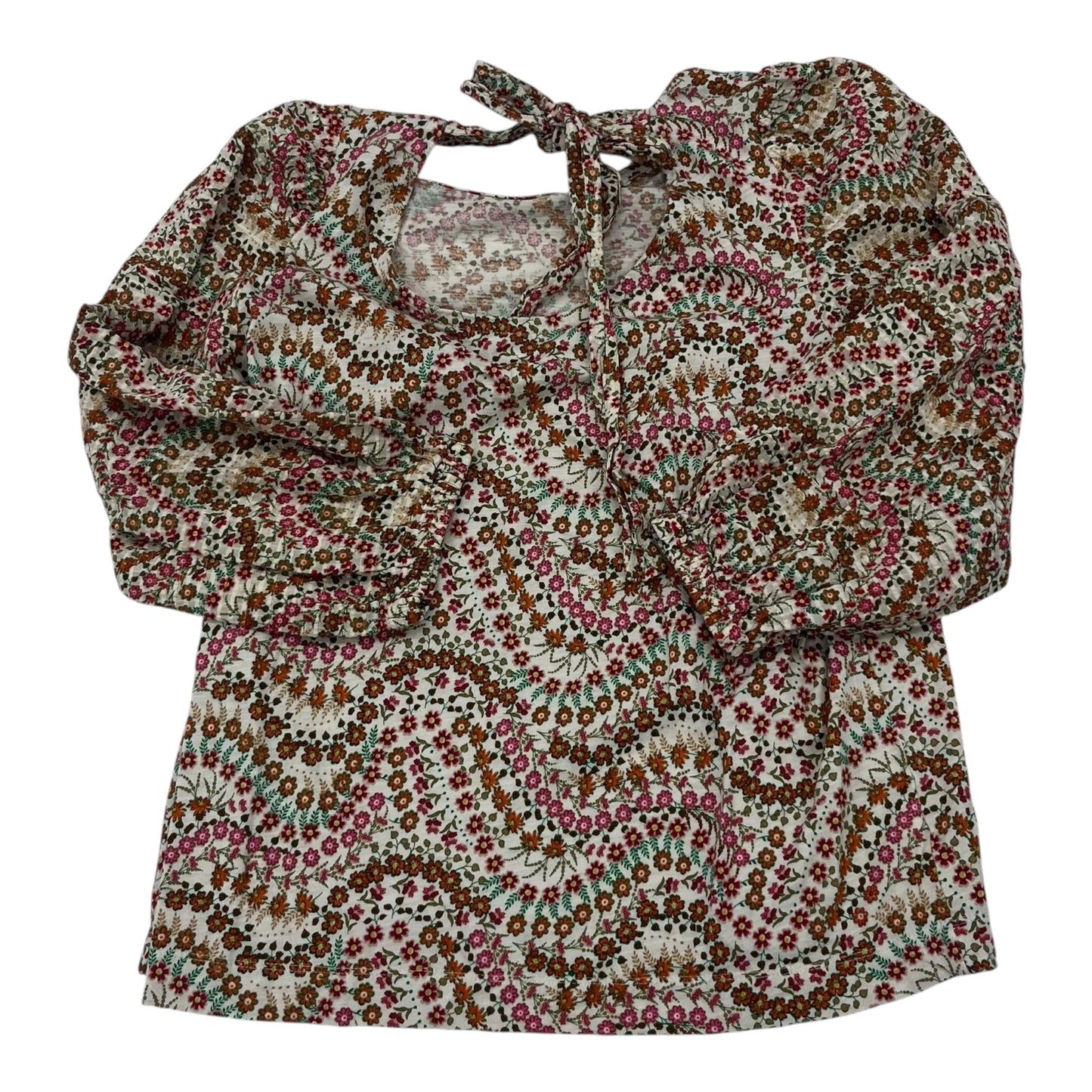 Top Ls By Loft In Floral Print, Size:L