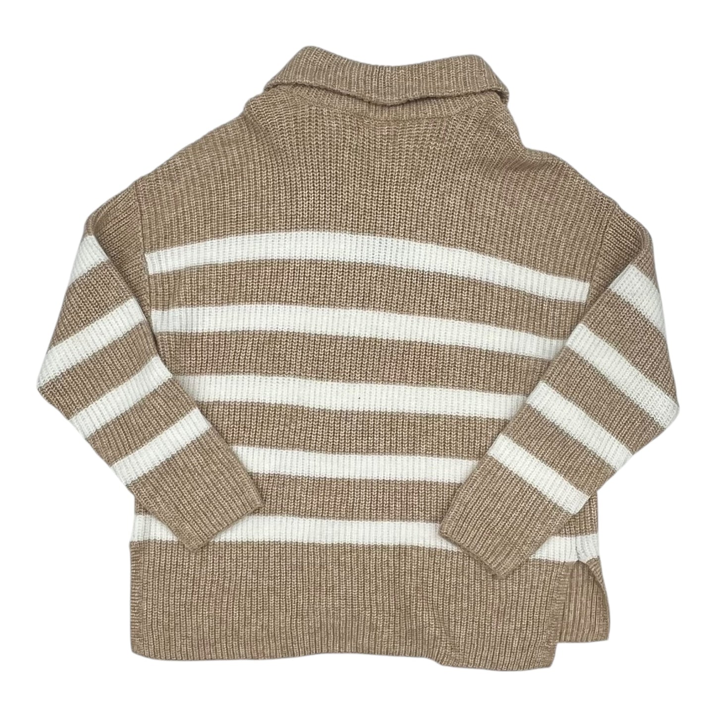 Sweater By Sonoma In Cream & Tan, Size:Xl