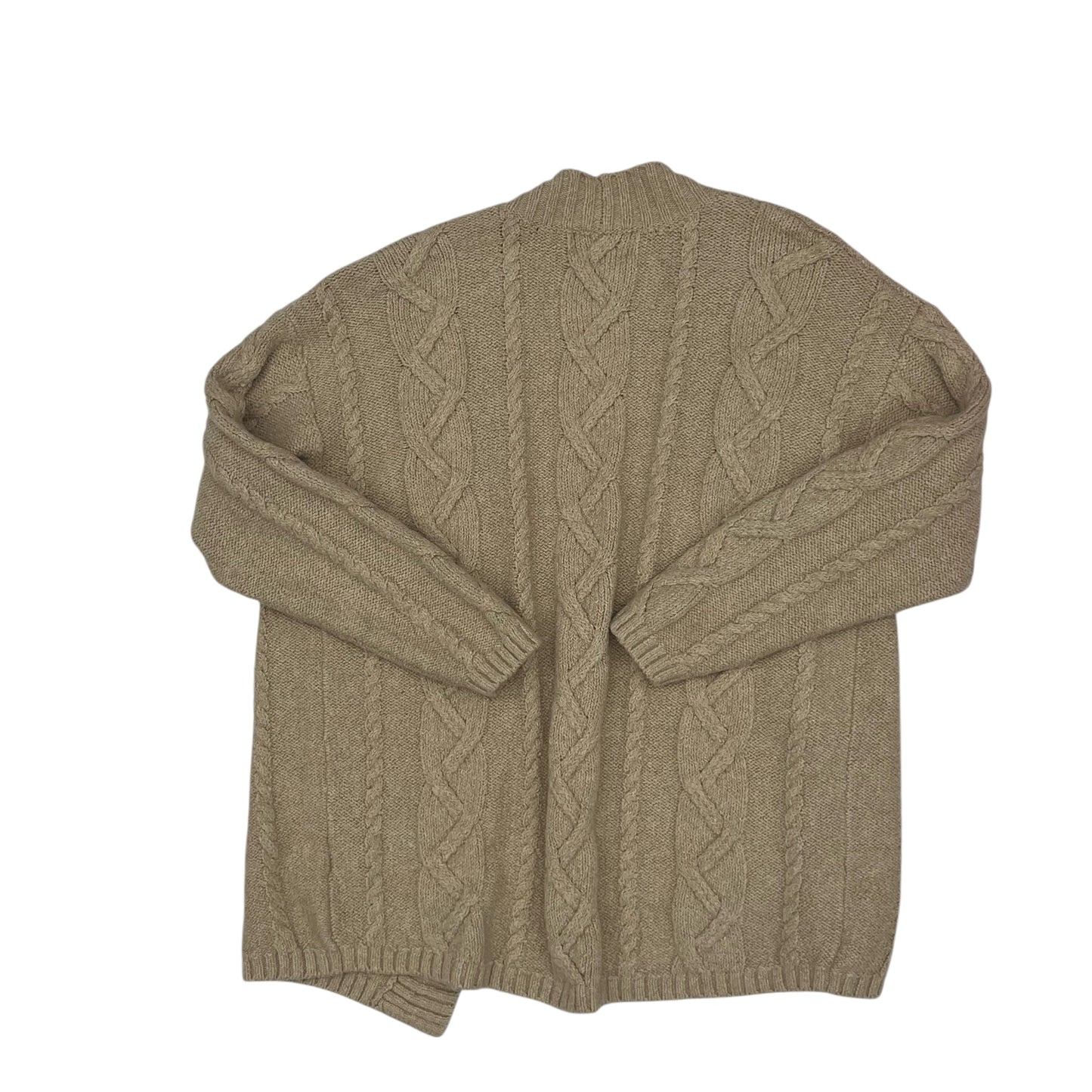 Sweater Cardigan By Old Navy In Tan, Size:S