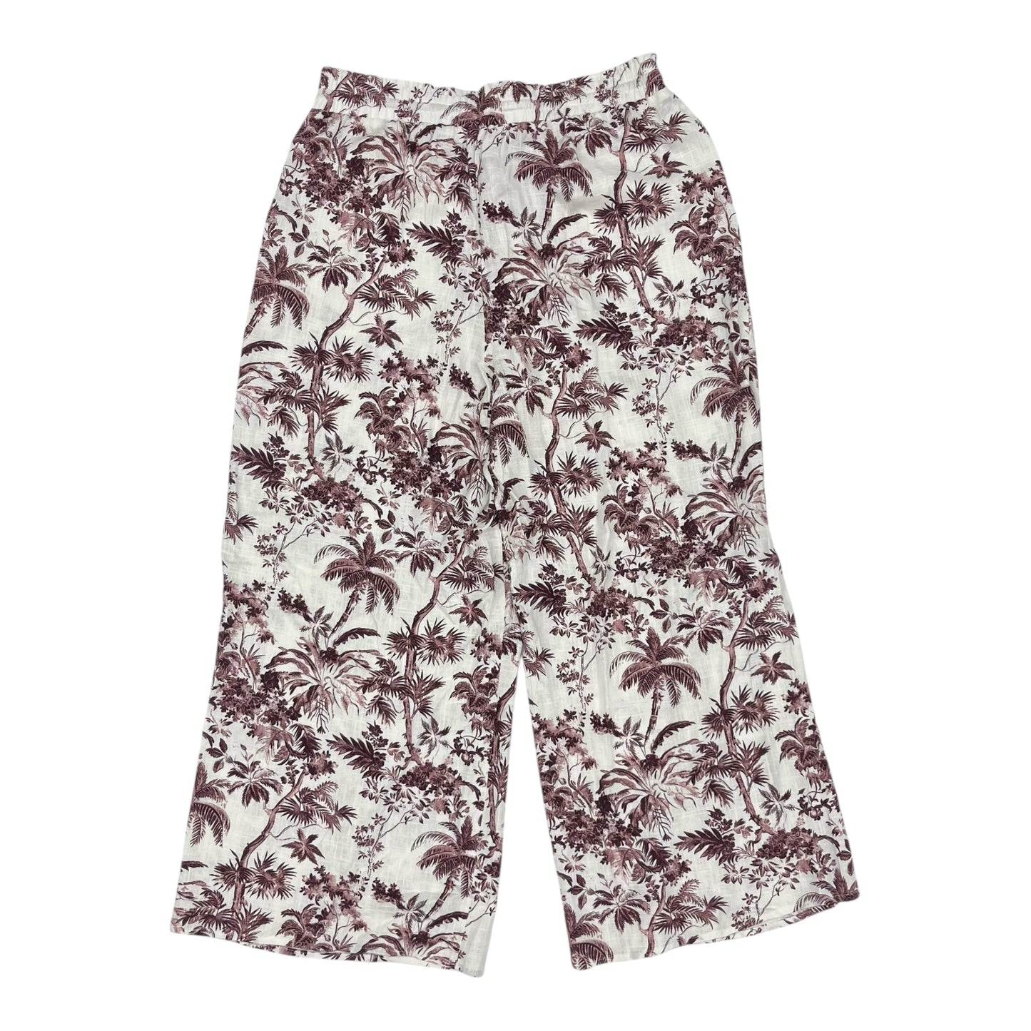 Pants Linen By Lc Lauren Conrad In Pink & White, Size:L