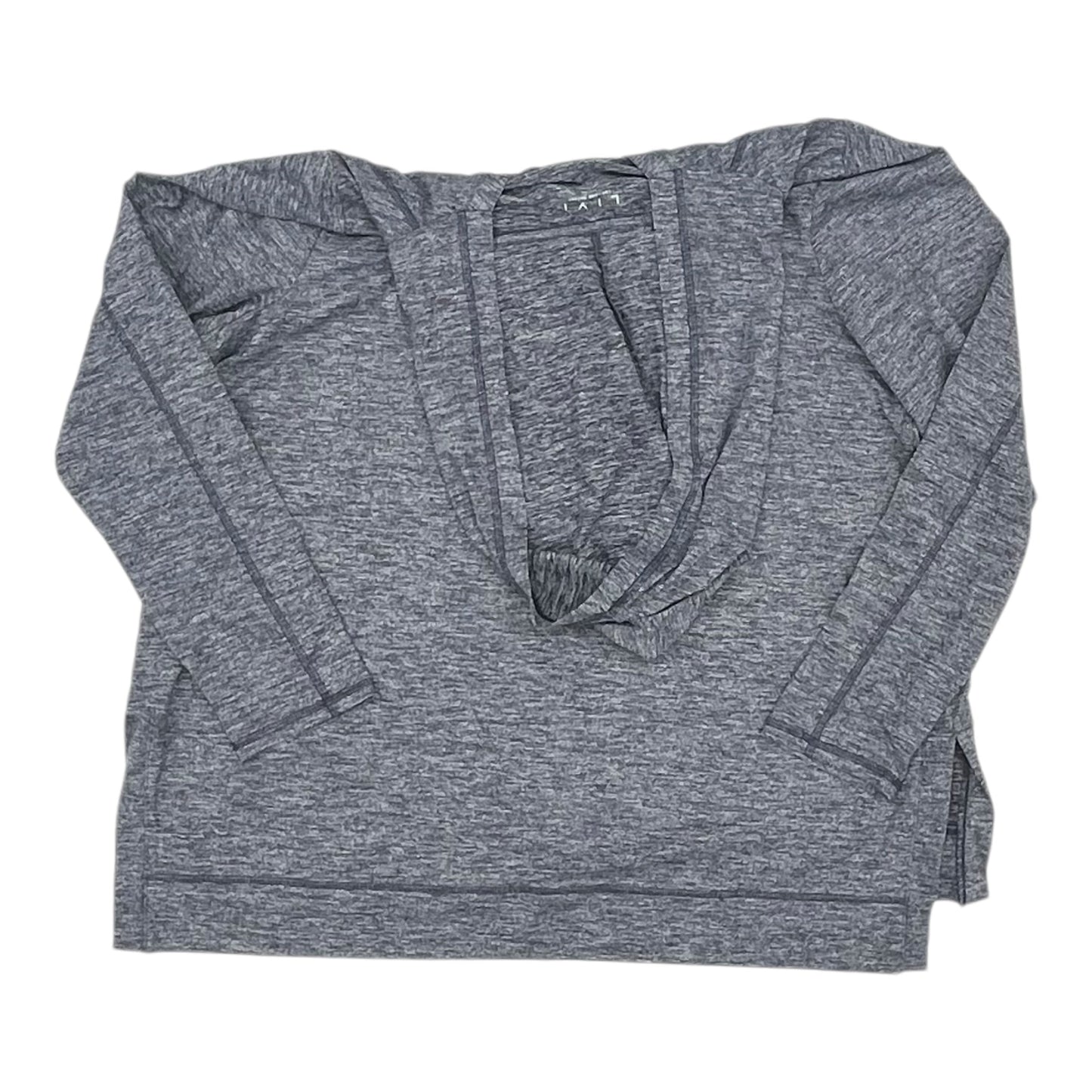 Athletic Top Ls Hoodie By Livi Active In Blue, Size:2X