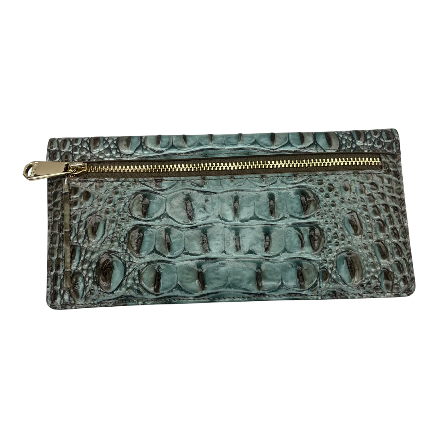 Wallet Designer By Brahmin In Teal, Size:Medium