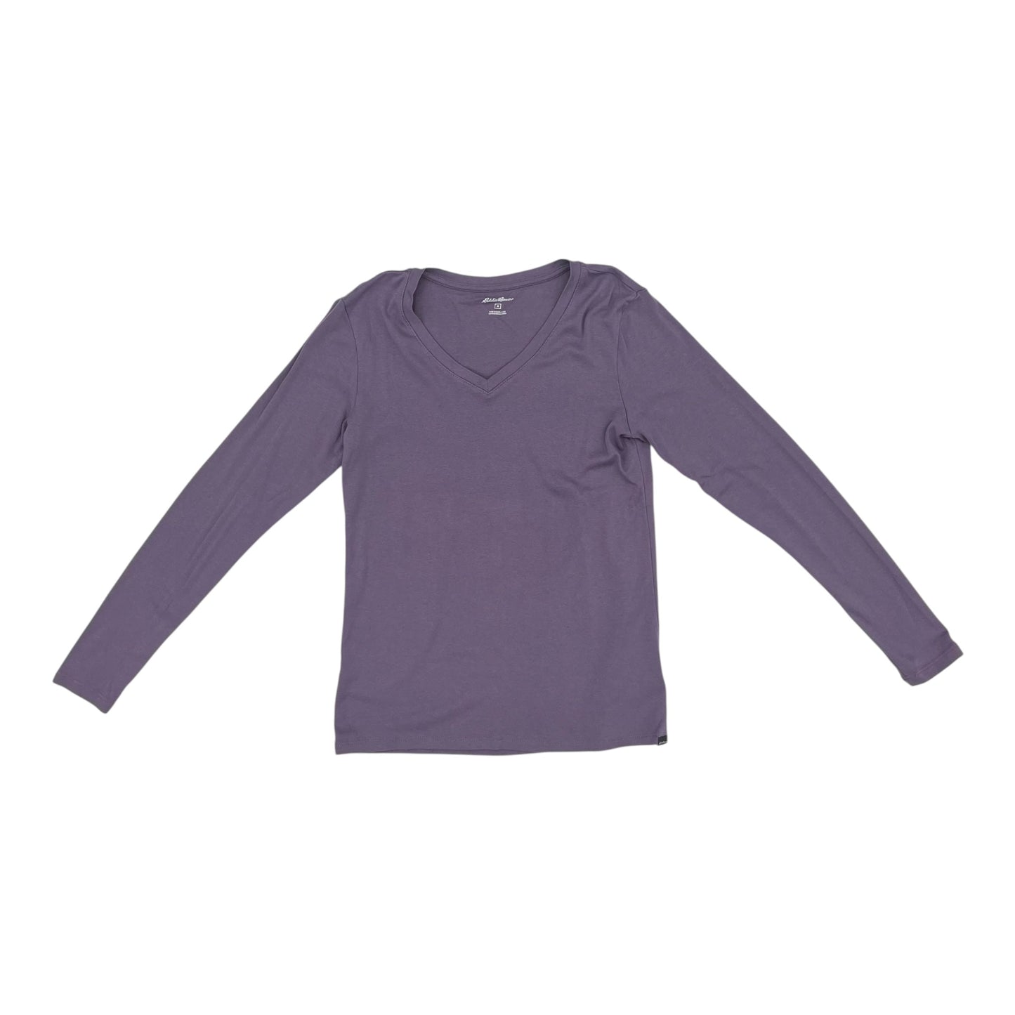 TOP LS BASIC by EDDIE BAUER in PURPLE, Size:M