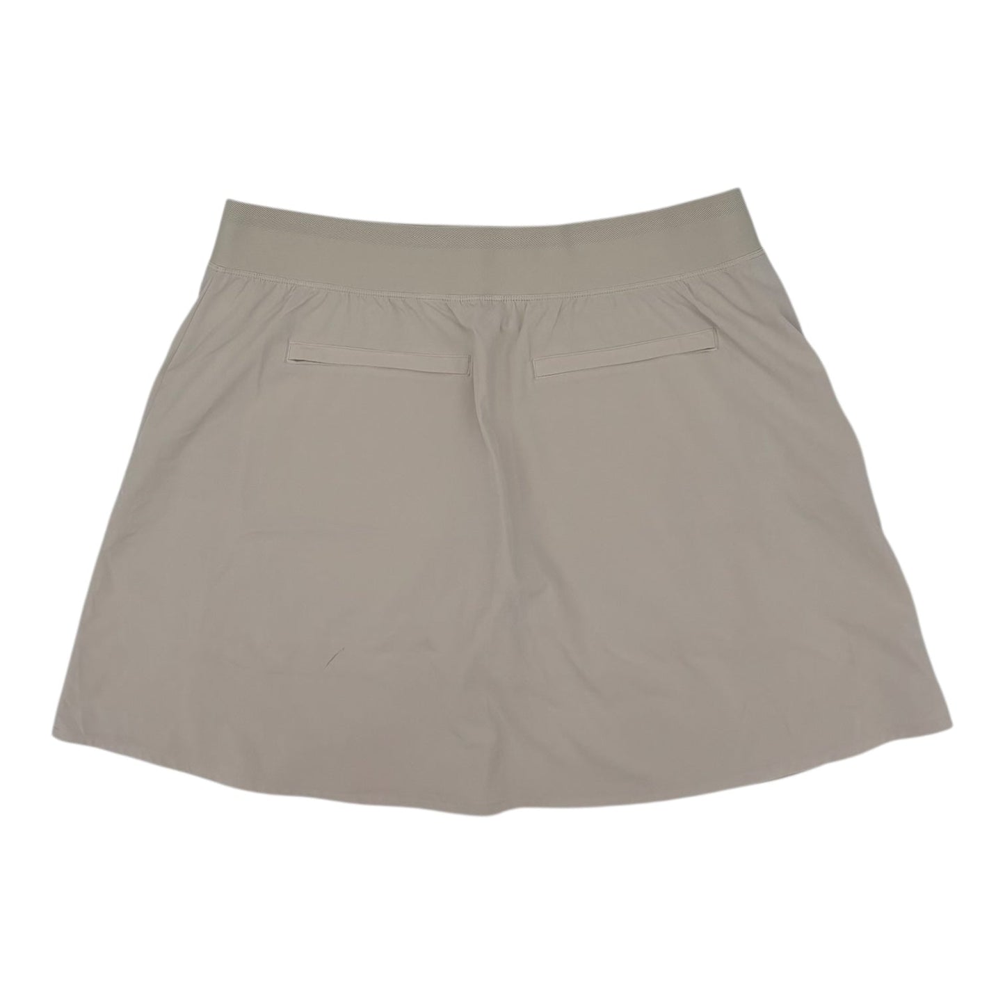 Athletic Skort By Athleta In Tan, Size:L