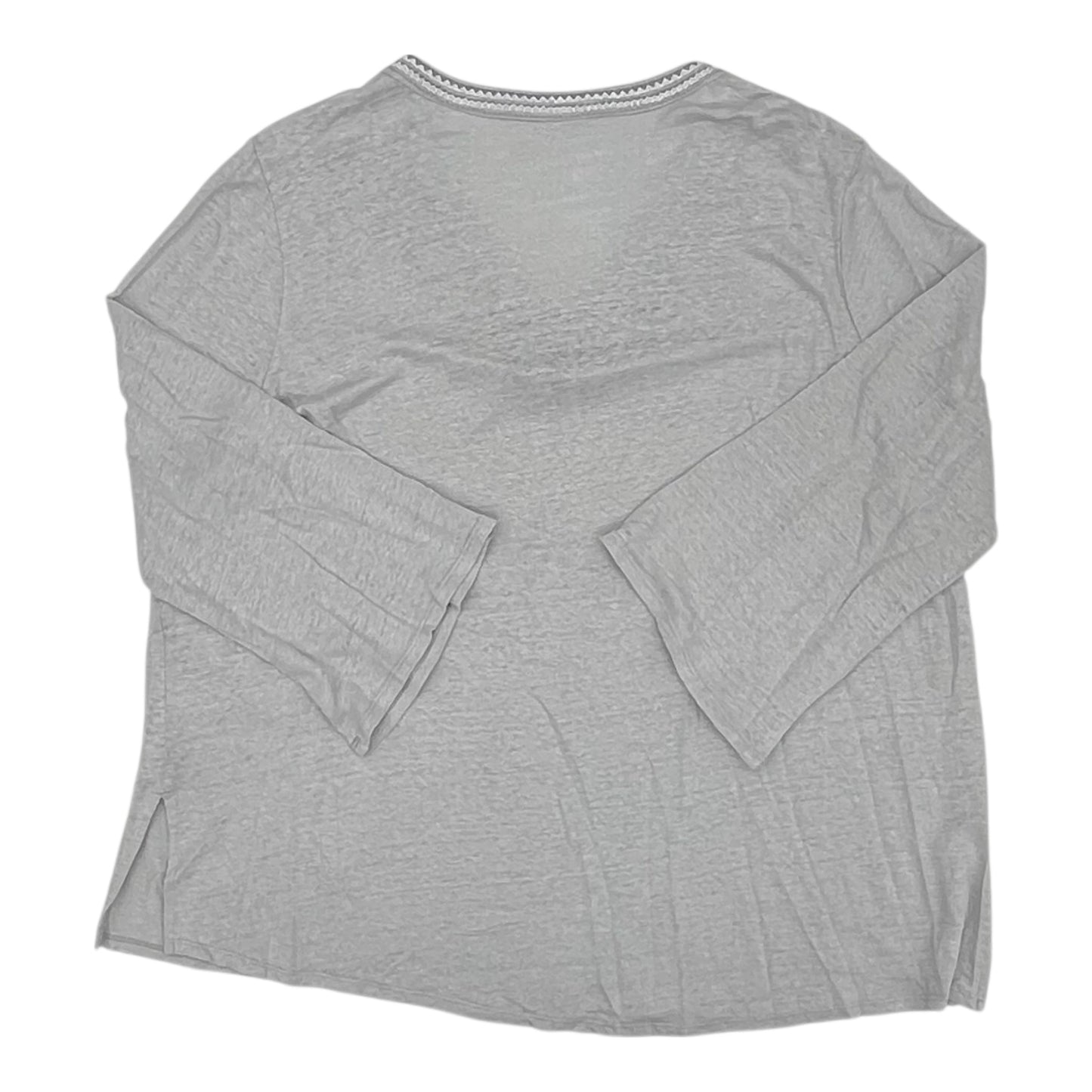 Top Ls By Chicos In Grey, Size:Xxl