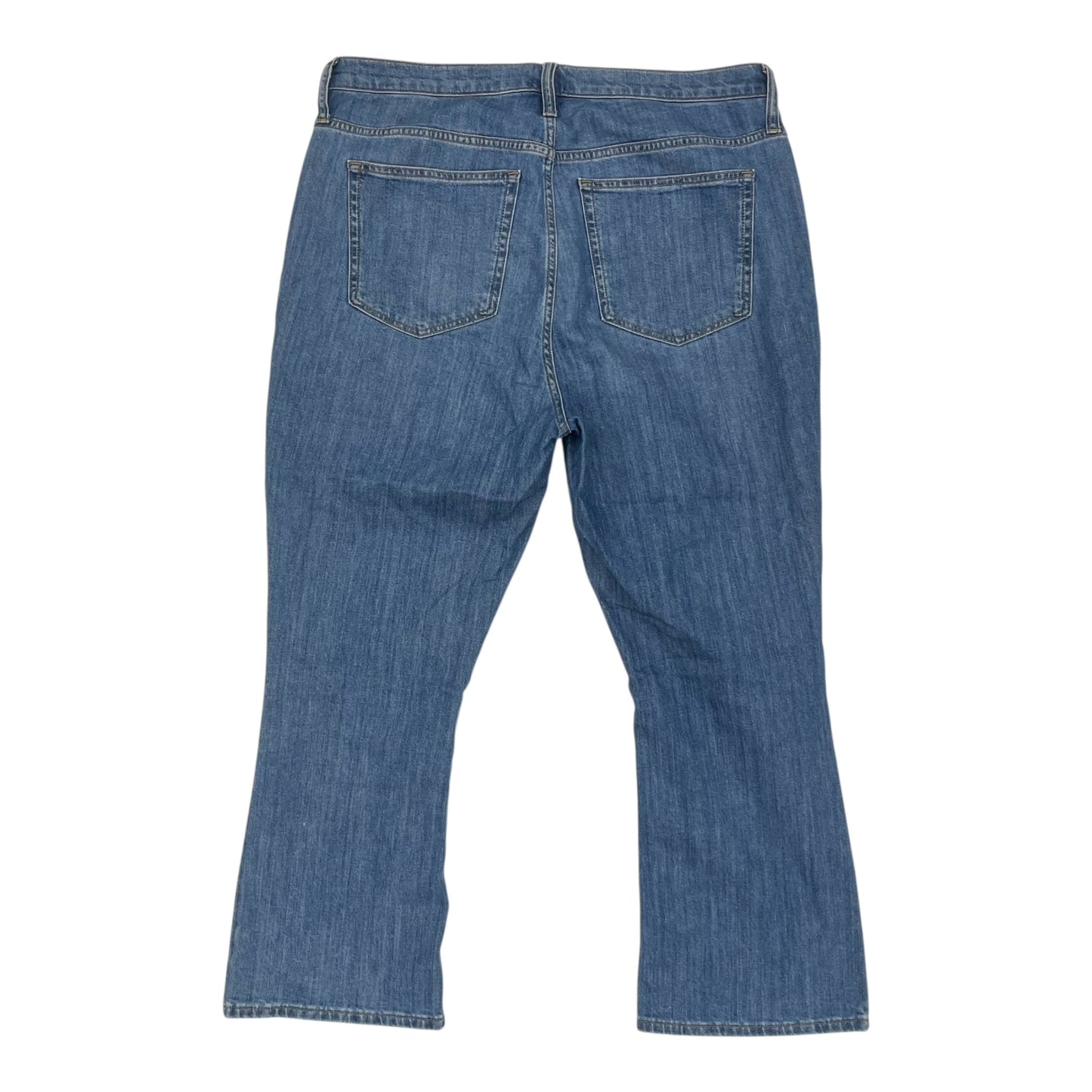 Jeans Cropped By J. Crew In Blue Denim, Size:14
