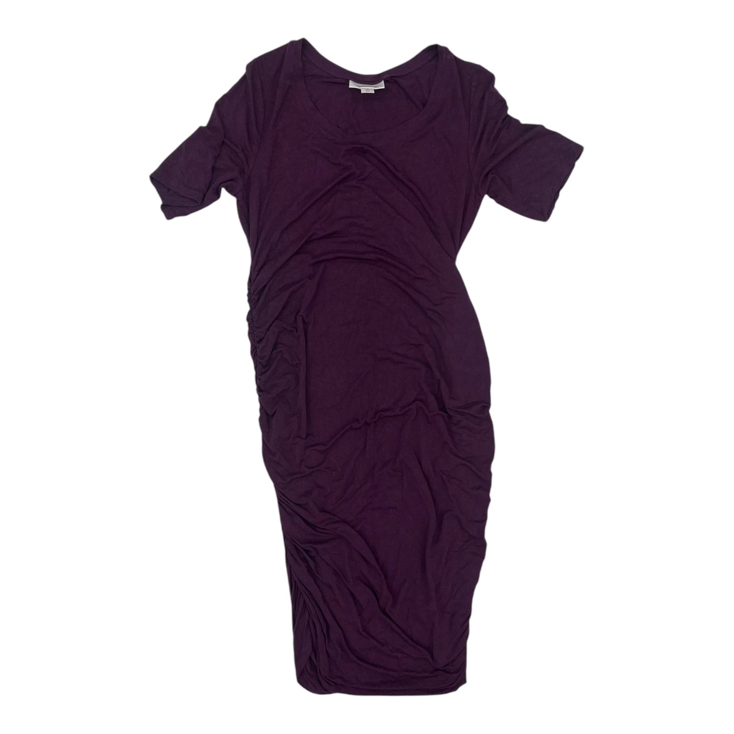 Mat Dress By Motherhood In Purple, Size:L