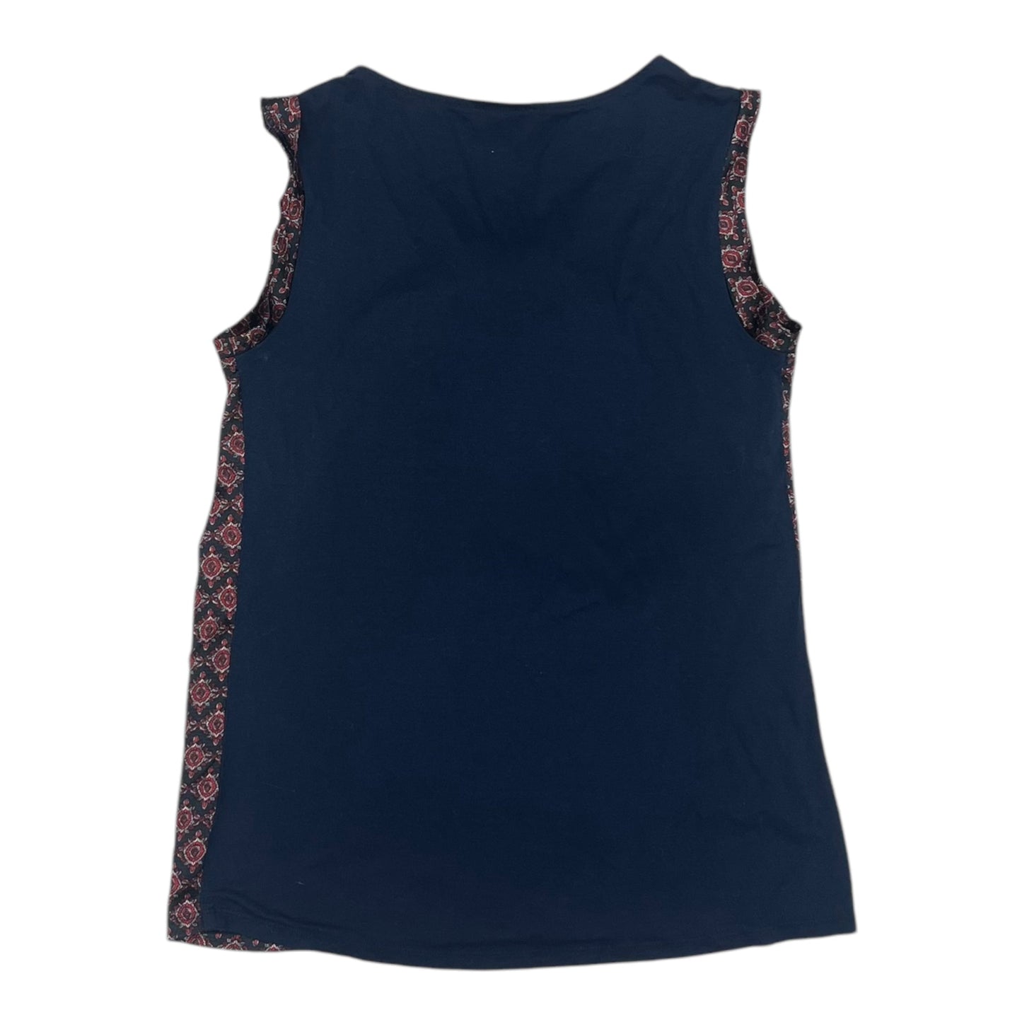 Top Sleeveless By Limited In Blue & Red, Size:M