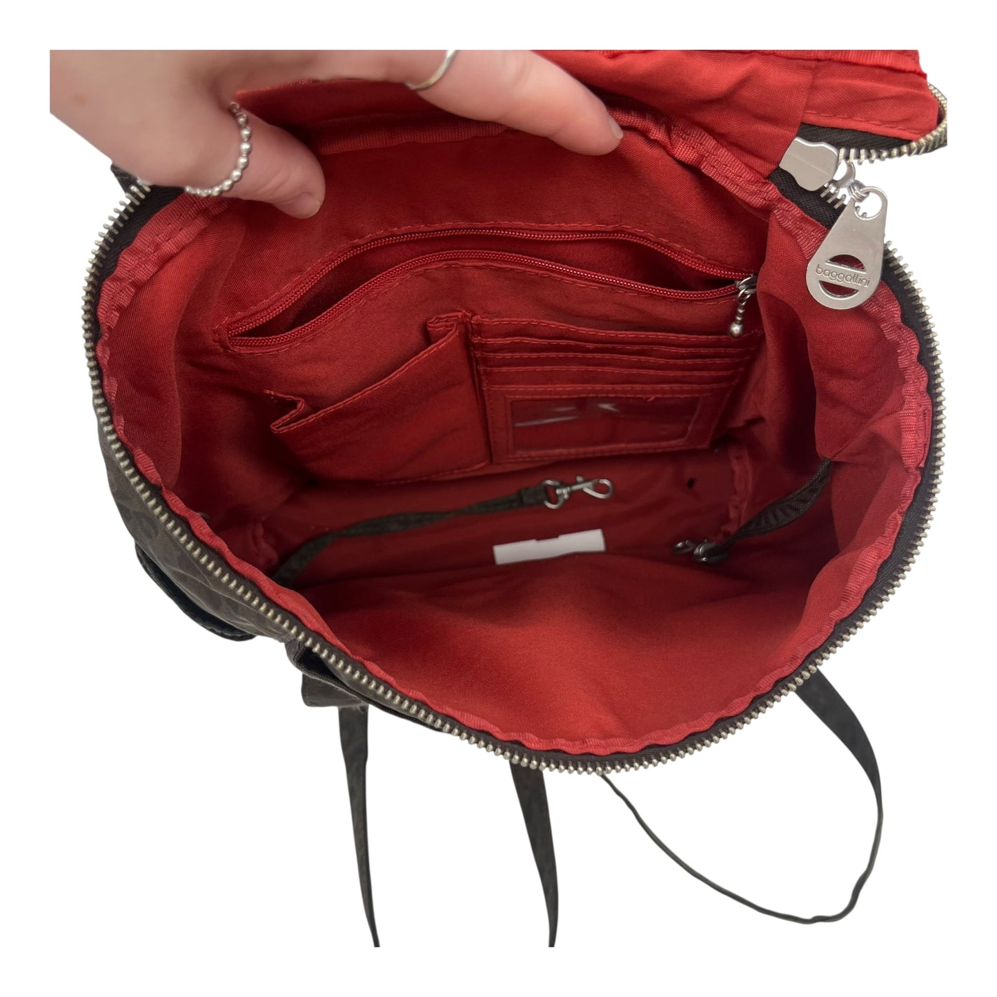 Backpack By Baggallini In Brown, Size:Small