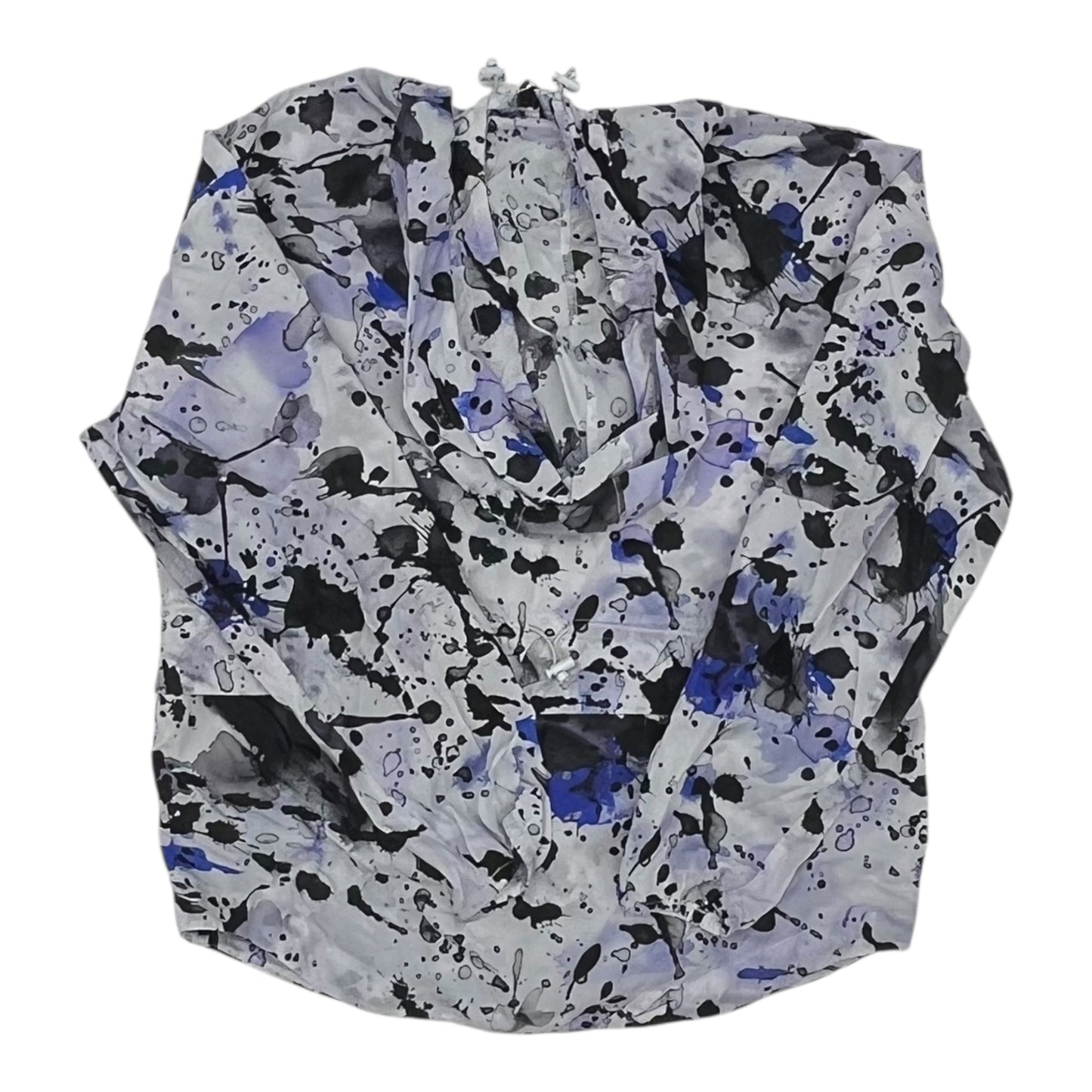 Jacket Windbreaker By Zella In Black & Blue, Size:Xs