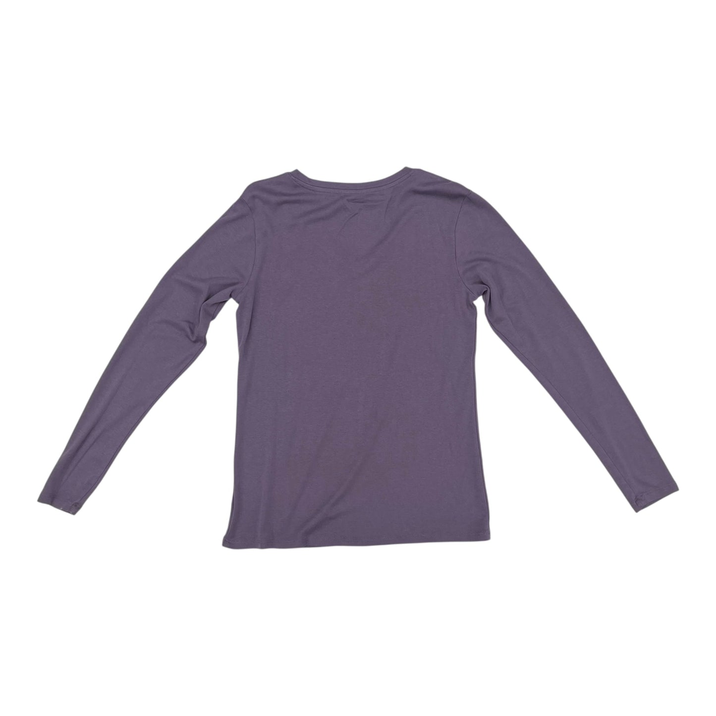 TOP LS BASIC by EDDIE BAUER in PURPLE, Size:M